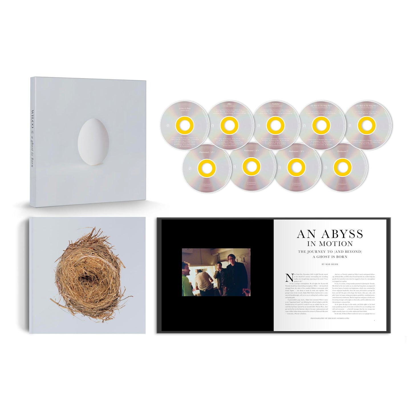 Wilco “A Ghost Is Born” deluxe CD box set with booklet and extras.
