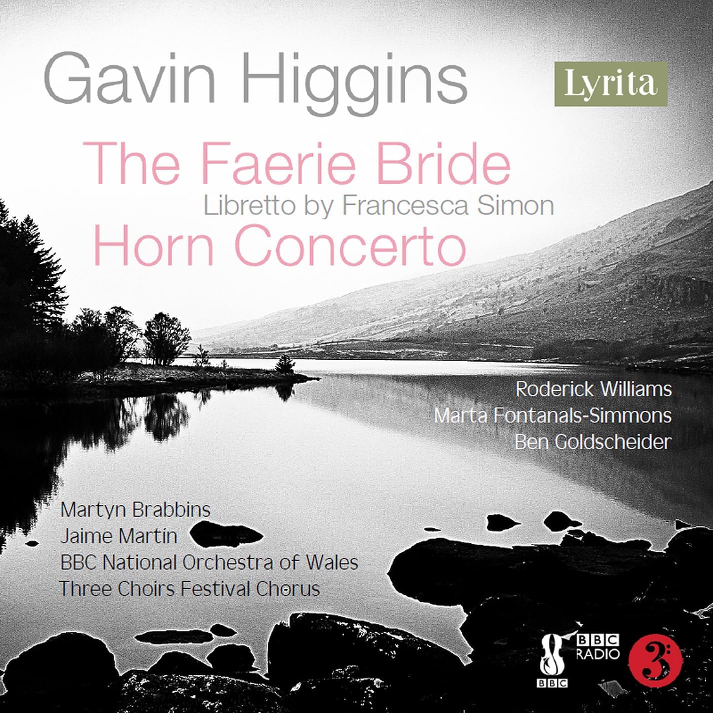 CD cover for Gavin Higgins’ “The Faerie Bride & Horn Concerto.”