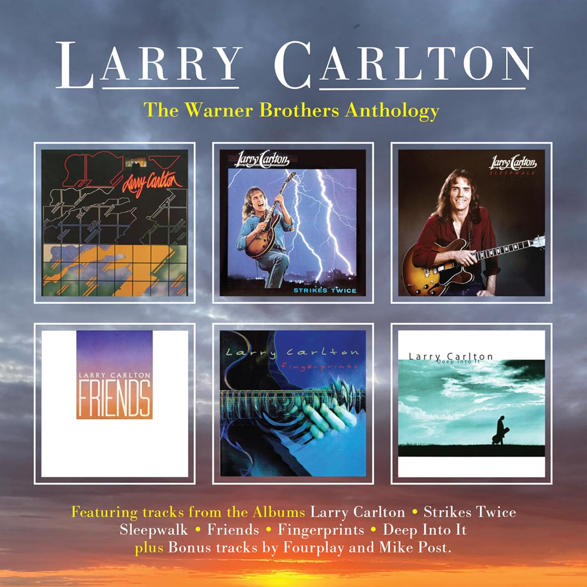 CD digipak of jazz guitarist Larry Carlton’s Warner Brothers recordings.