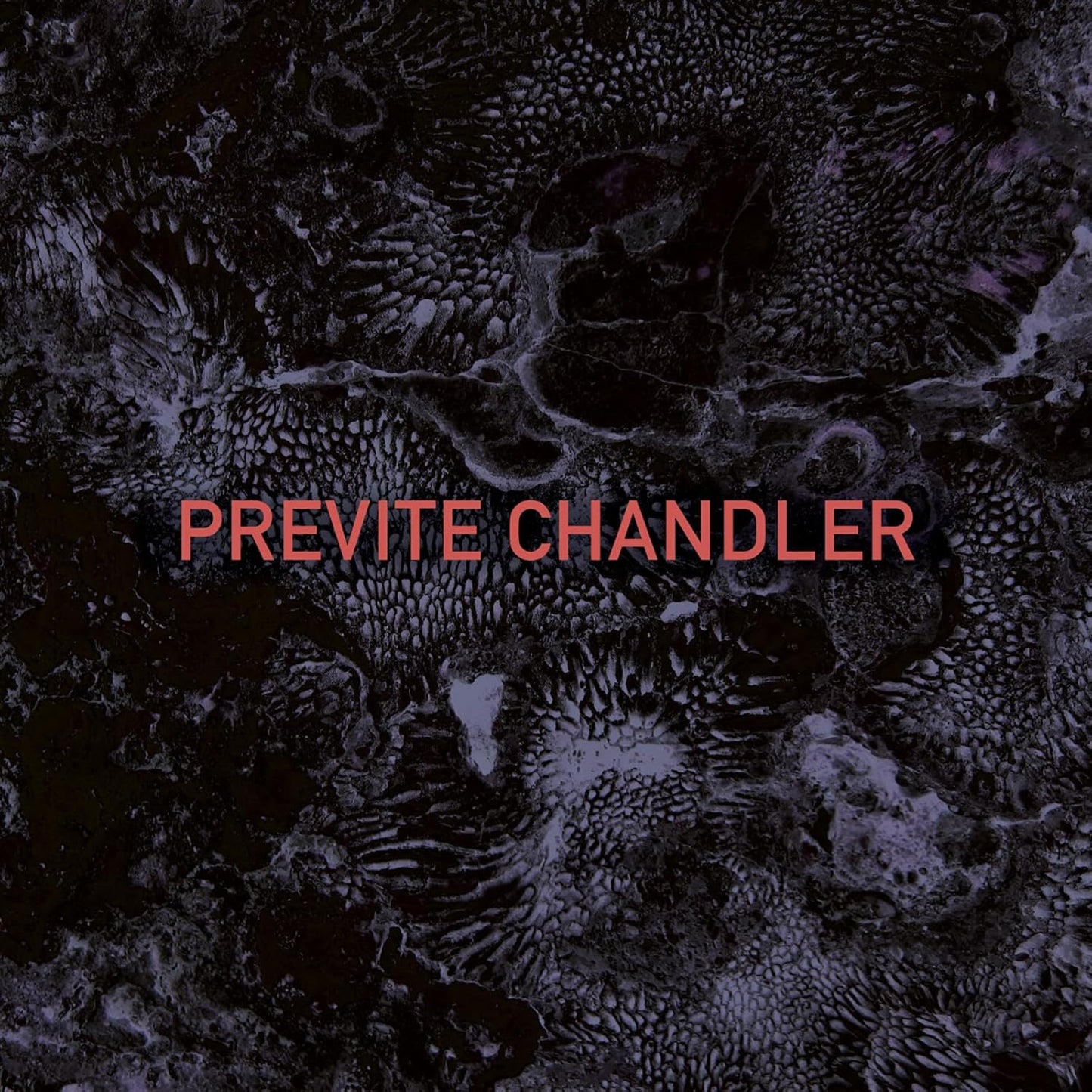 CD cover for Previte Chandler with textured dark purple background.