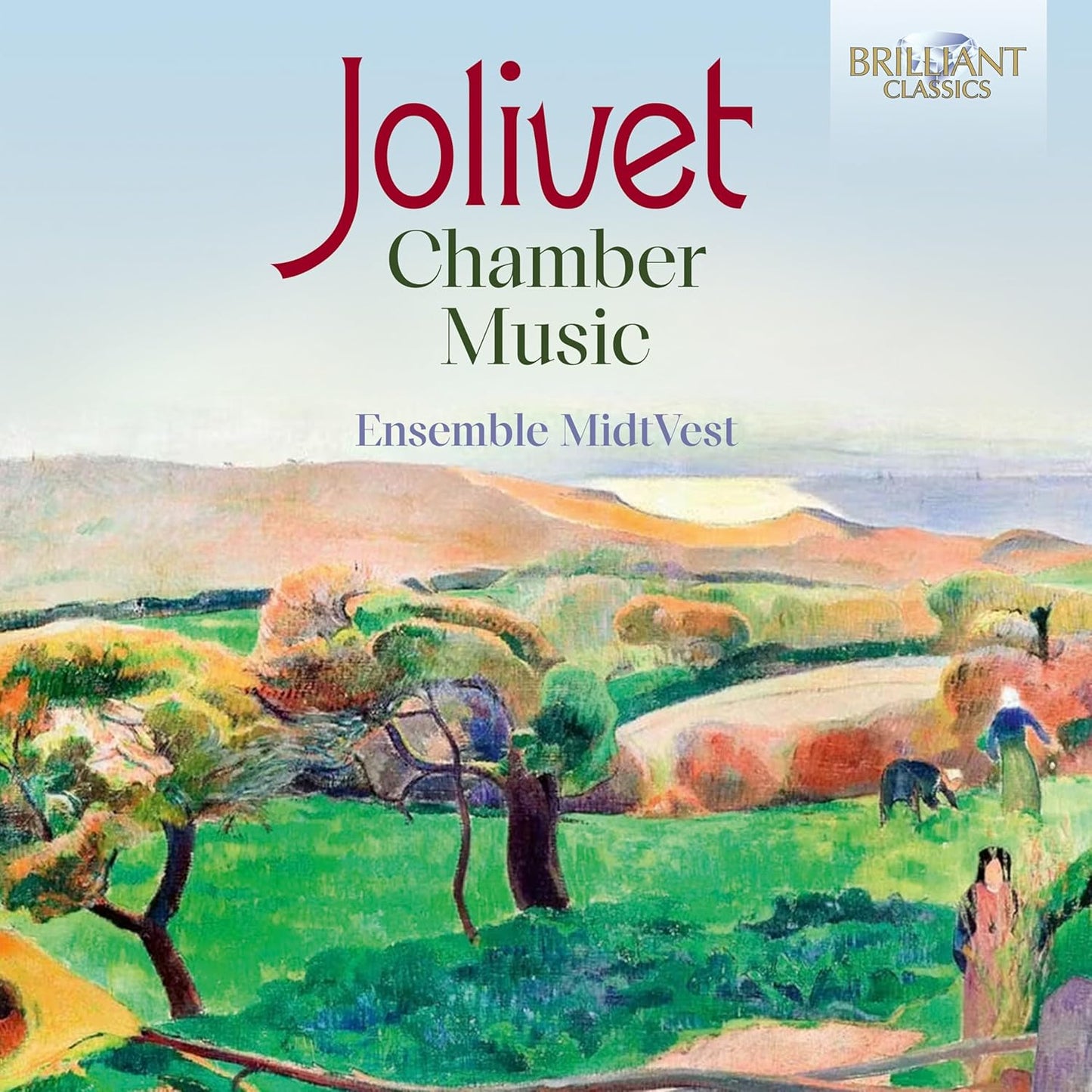 CD cover for Jolivet Chamber Music by Ensemble Midtvest, with landscape art.