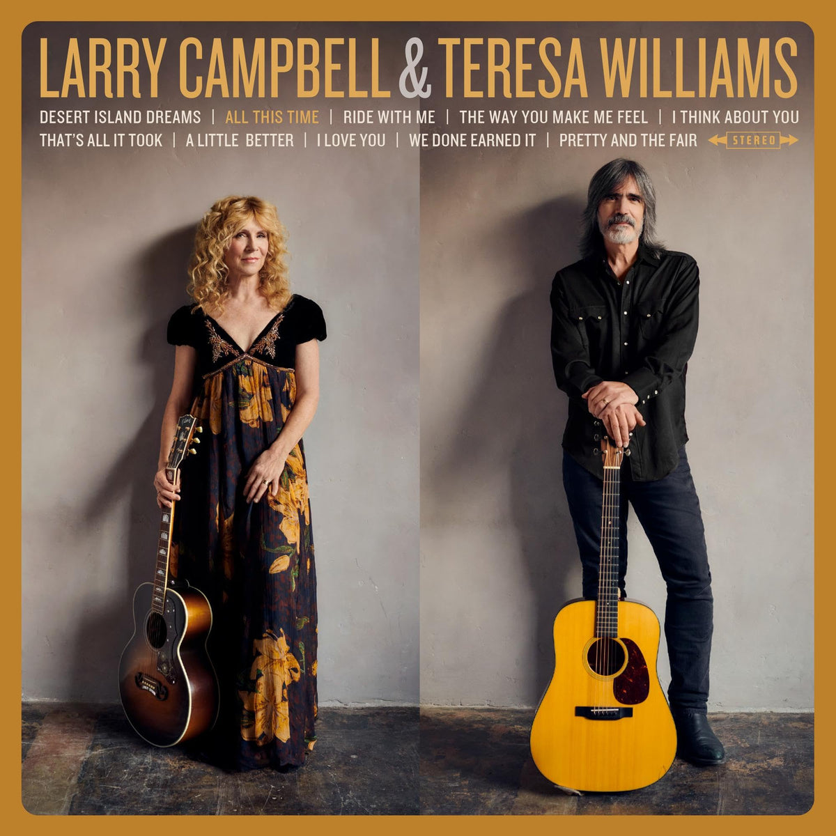 CD cover featuring Larry Campbell and Teresa Williams with guitars.