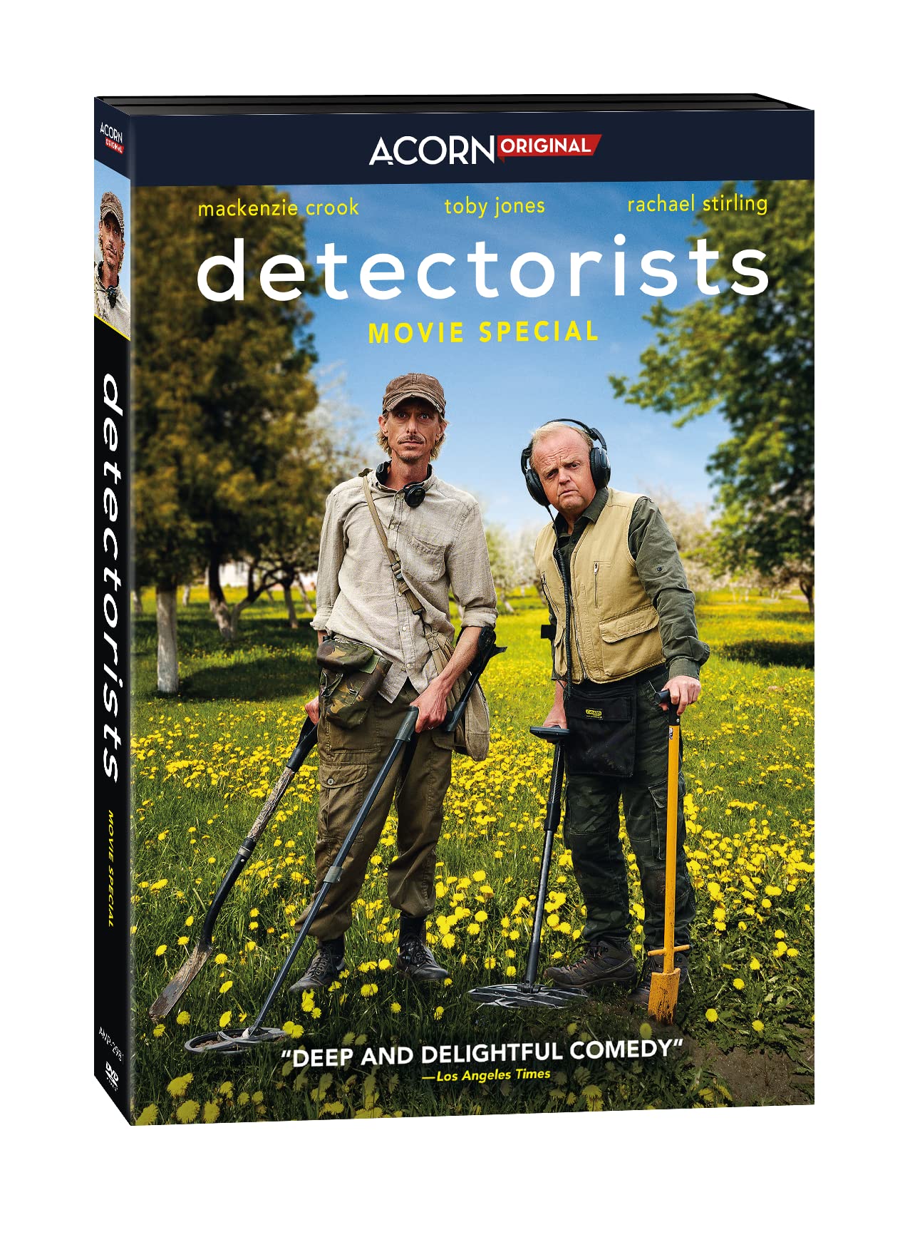 DVD cover for "Detectorists Movie Special" featuring two men metal detecting.