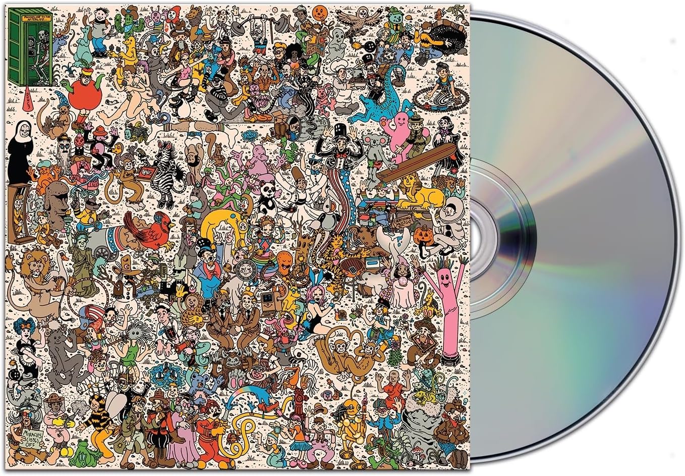 Goose "Everything Must Go" CD case with densely illustrated cover art.