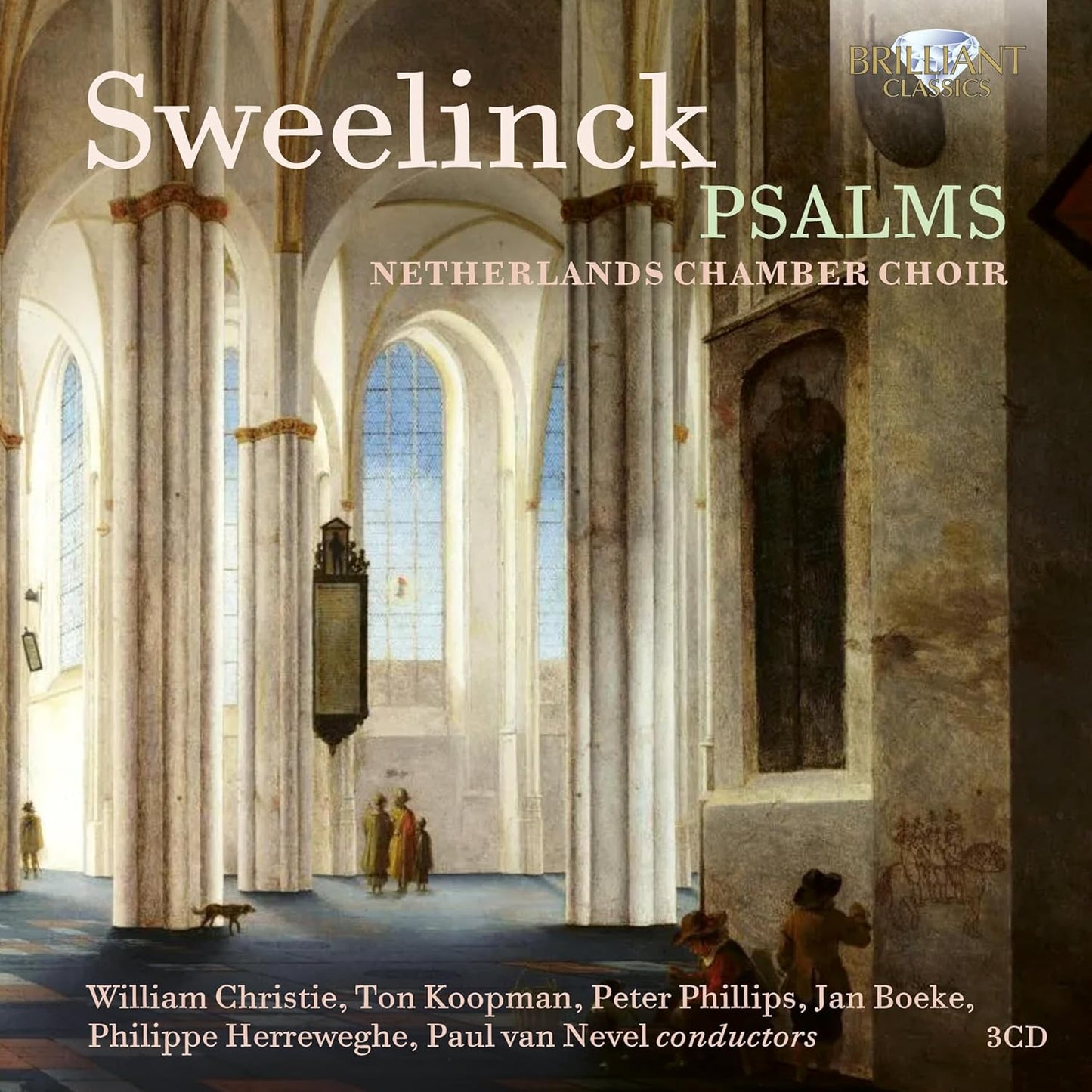 CD cover for Sweelinck Psalms by Netherlands Chamber Choir.