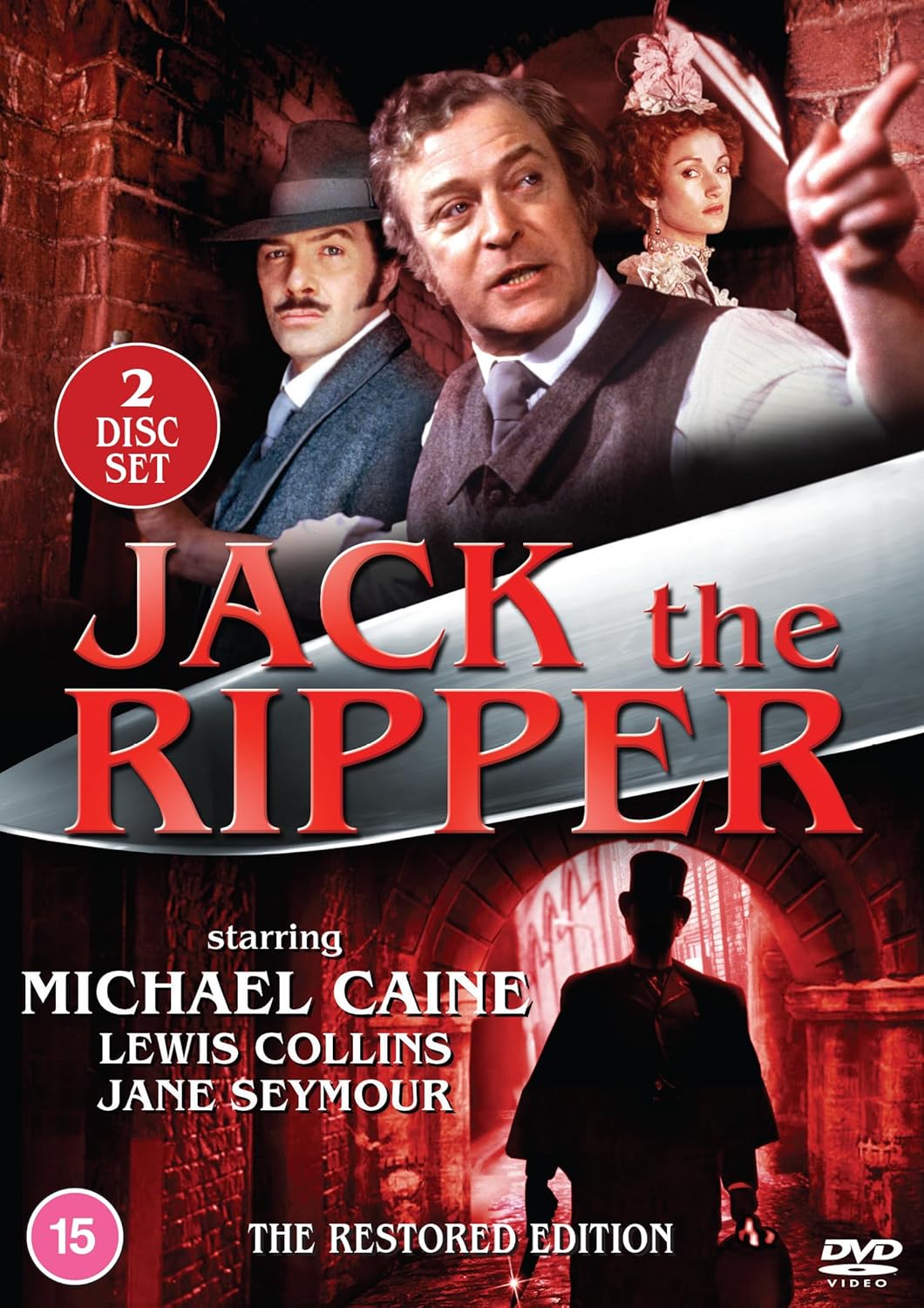 Jack the Ripper" DVD cover featuring Michael Caine and Jane Seymour.