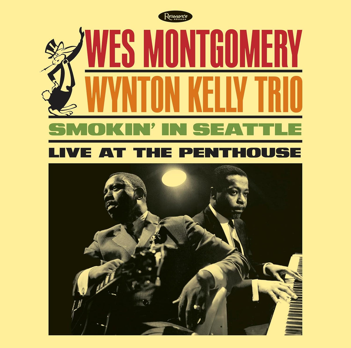 CD cover for Wes Montgomery and Wynton Kelly Trio live album.