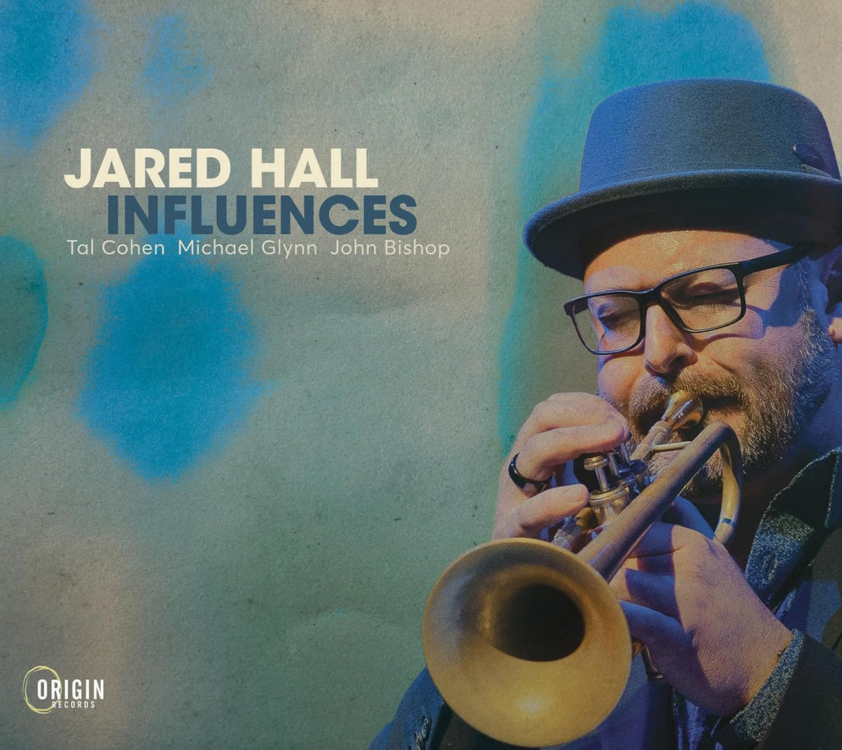 CD case for Jared Hall's "Influences" album, barcode 805558289828.