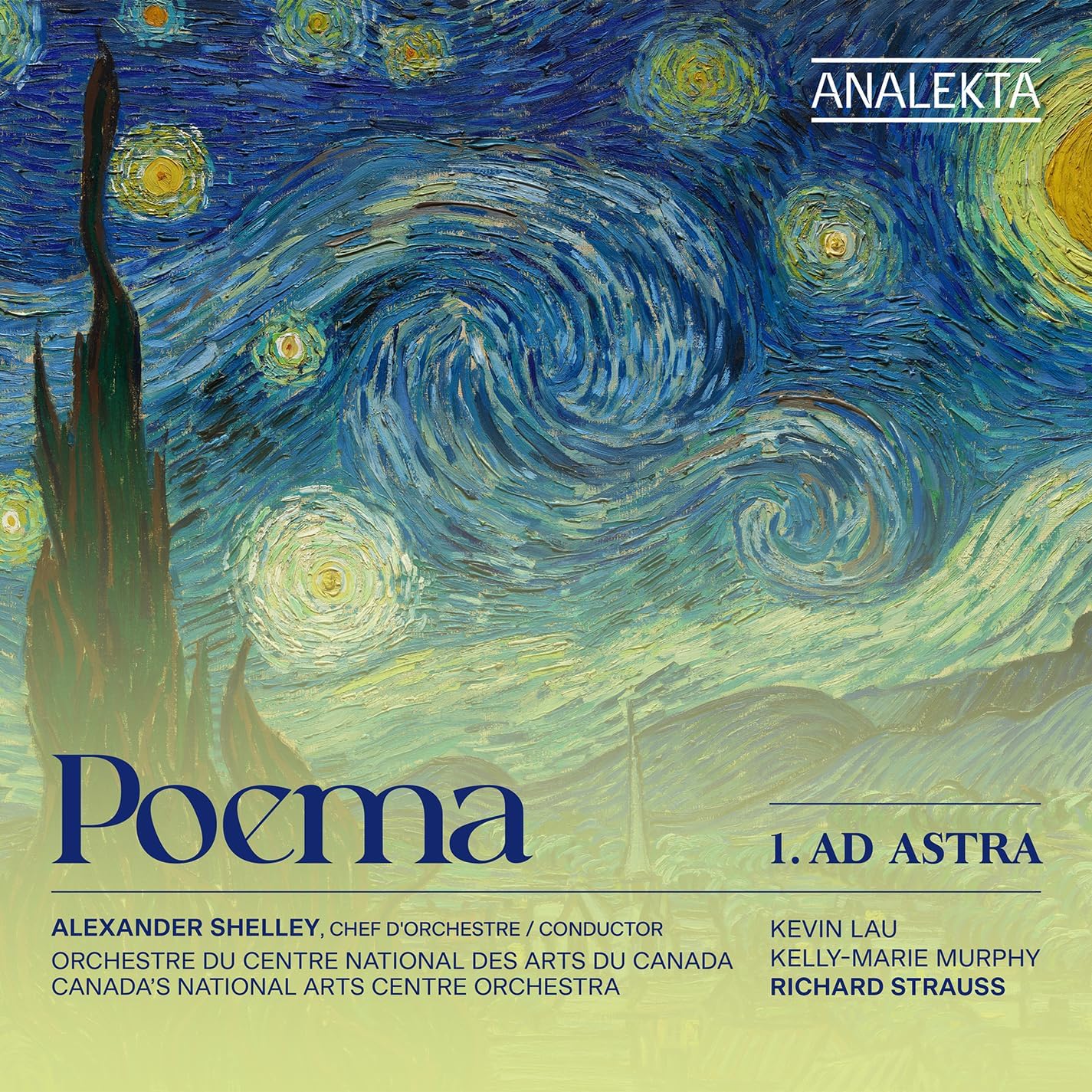 CD cover featuring Van Gogh’s “Starry Night” painting and text details.