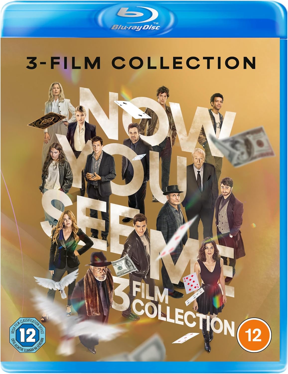 Blu-ray cover for “Now You See Me” film collection with cast images.