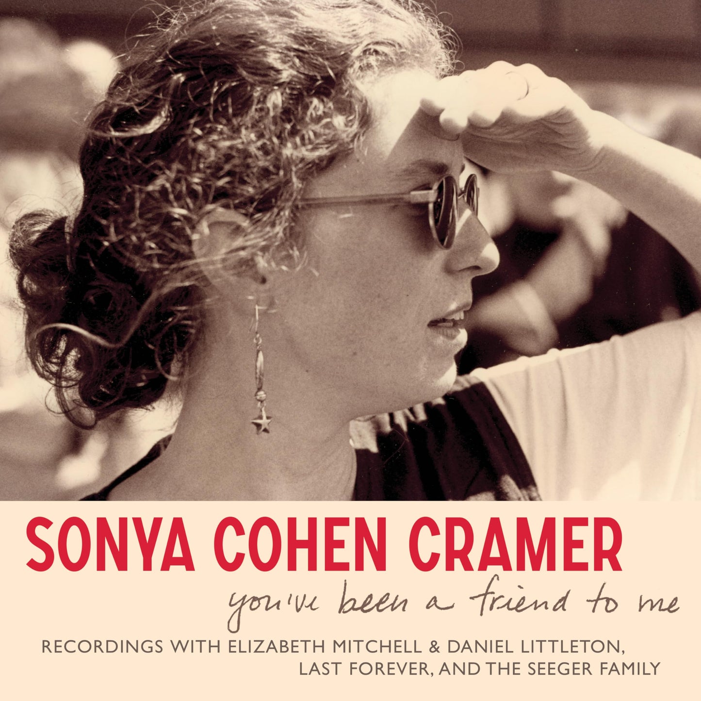 CD cover featuring Sonya Cohen Cramer in a sepia-toned portrait.