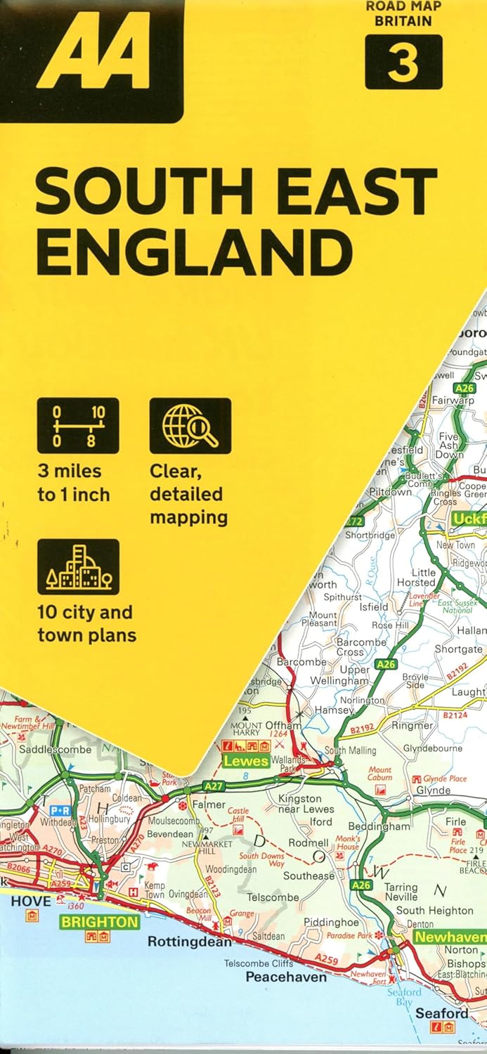 AA Road Map South East England