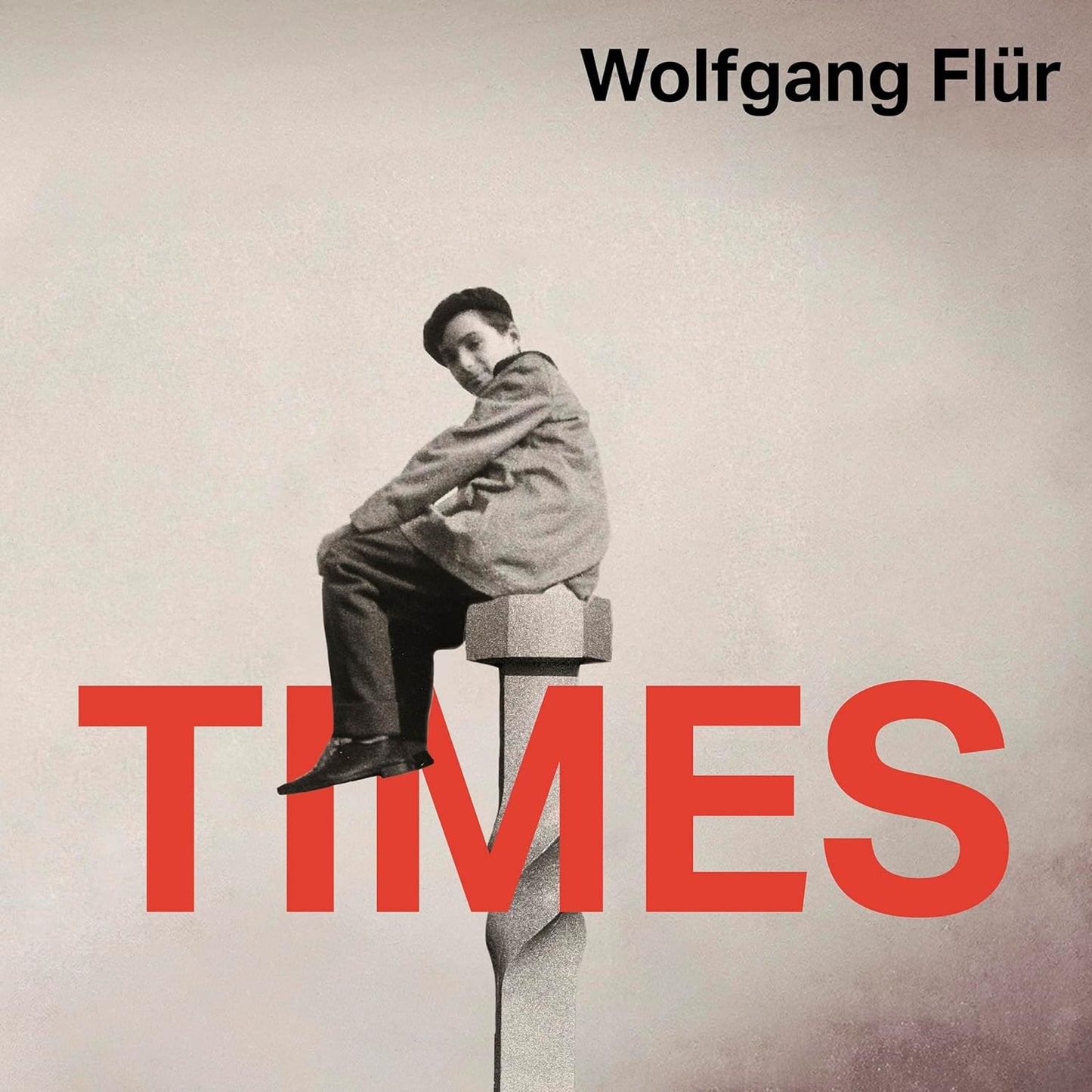 Wolfgang Flür's "Times" CD cover featuring a silhouetted figure and red text.