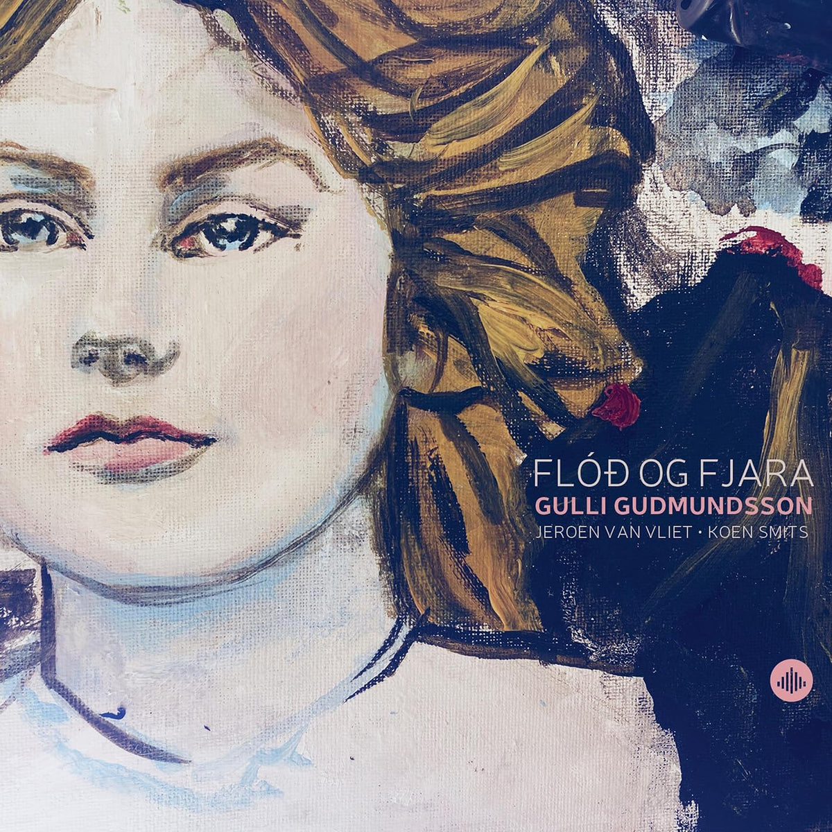 CD cover: painted portrait of a woman with floral elements.