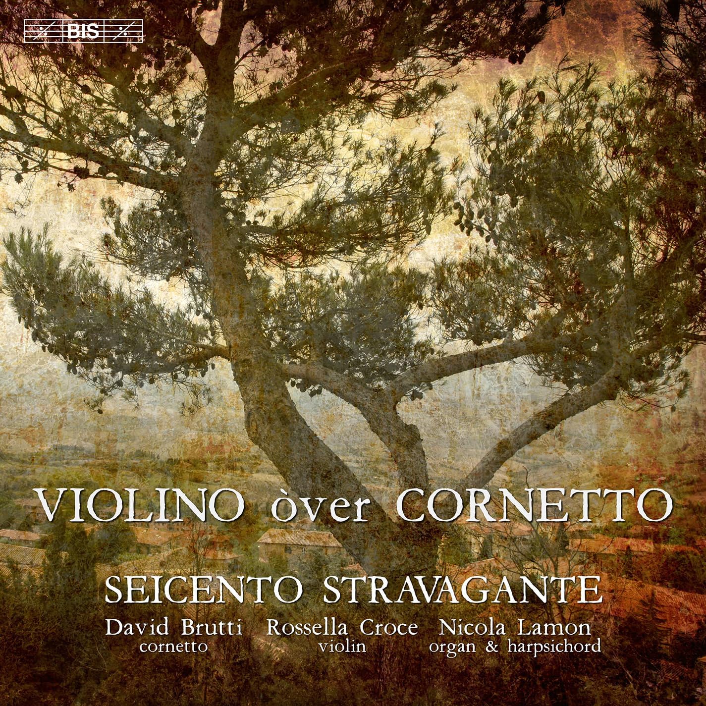CD cover with a tree silhouette and text: "Seicento Stravagante.