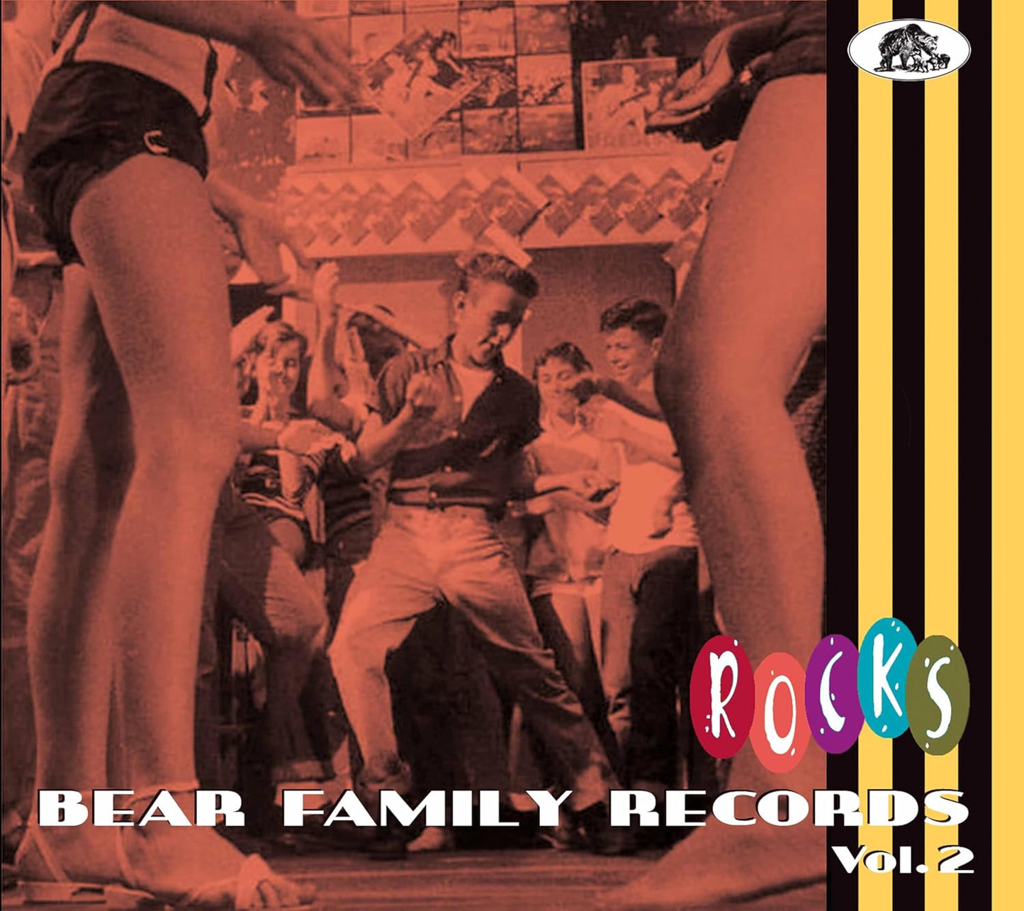 CD cover: black and white photo of 1950s dancers and musicians.