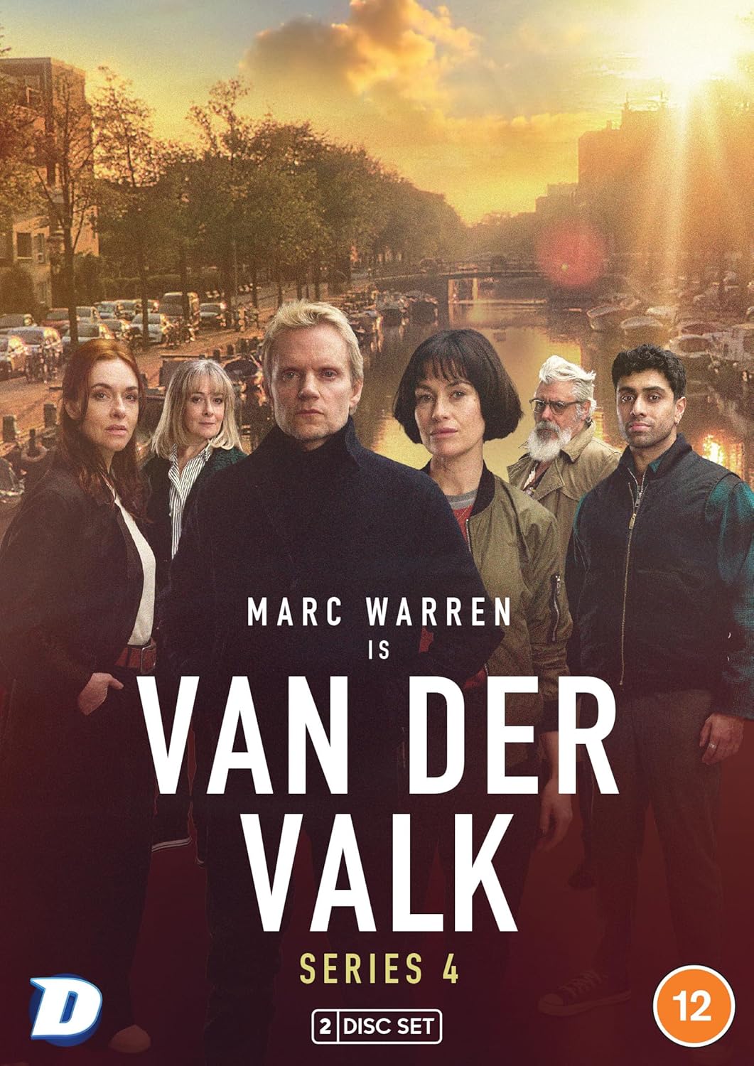 DVD cover for "Van Der Valk: Series 4" featuring the main cast.