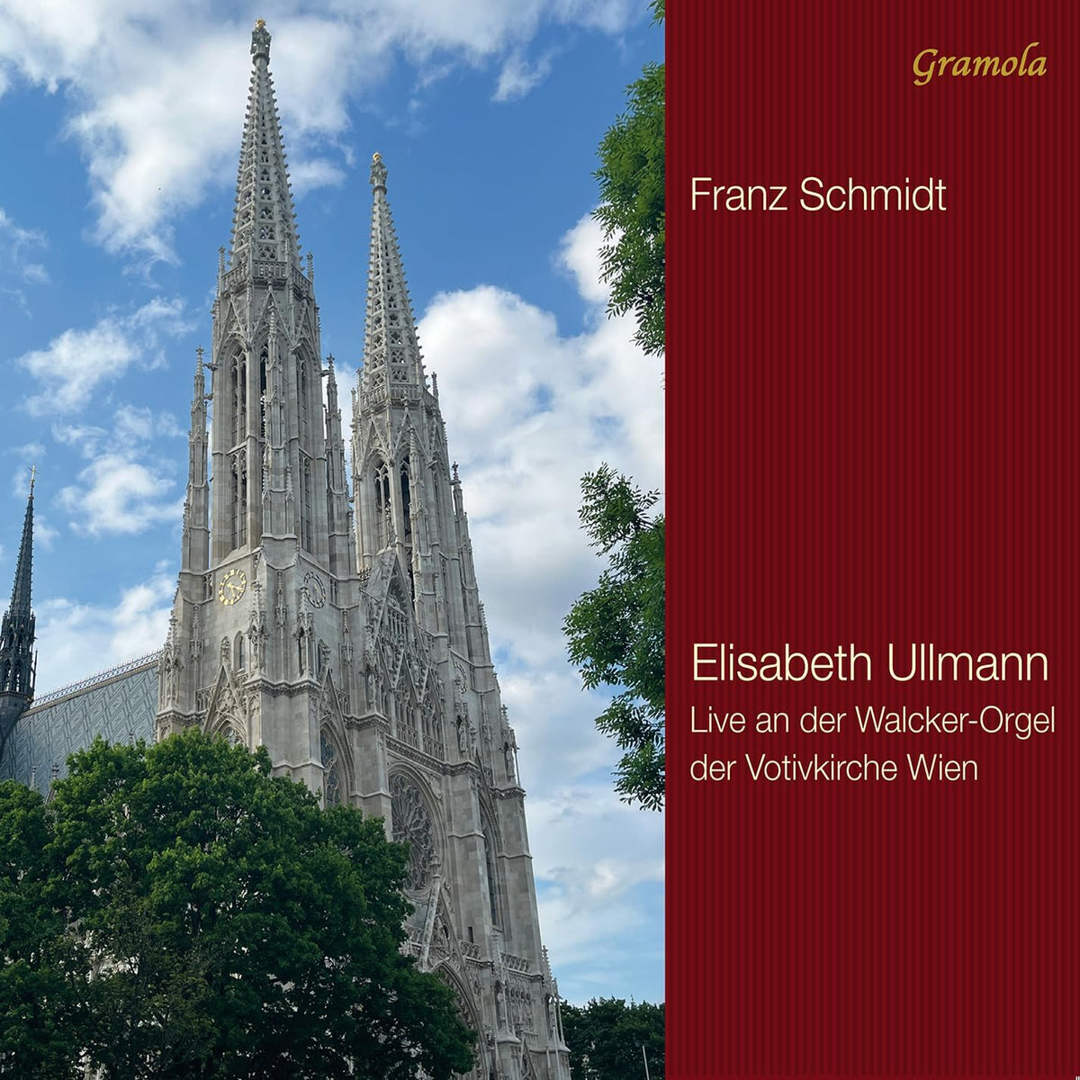 CD cover featuring the Votivkirche in Vienna with text details.
