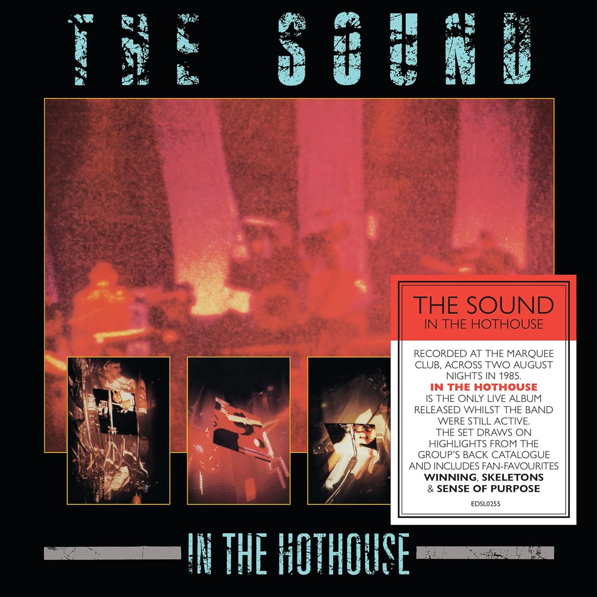 CD cover for “The Sound - In The Hothouse” with red and black imagery.