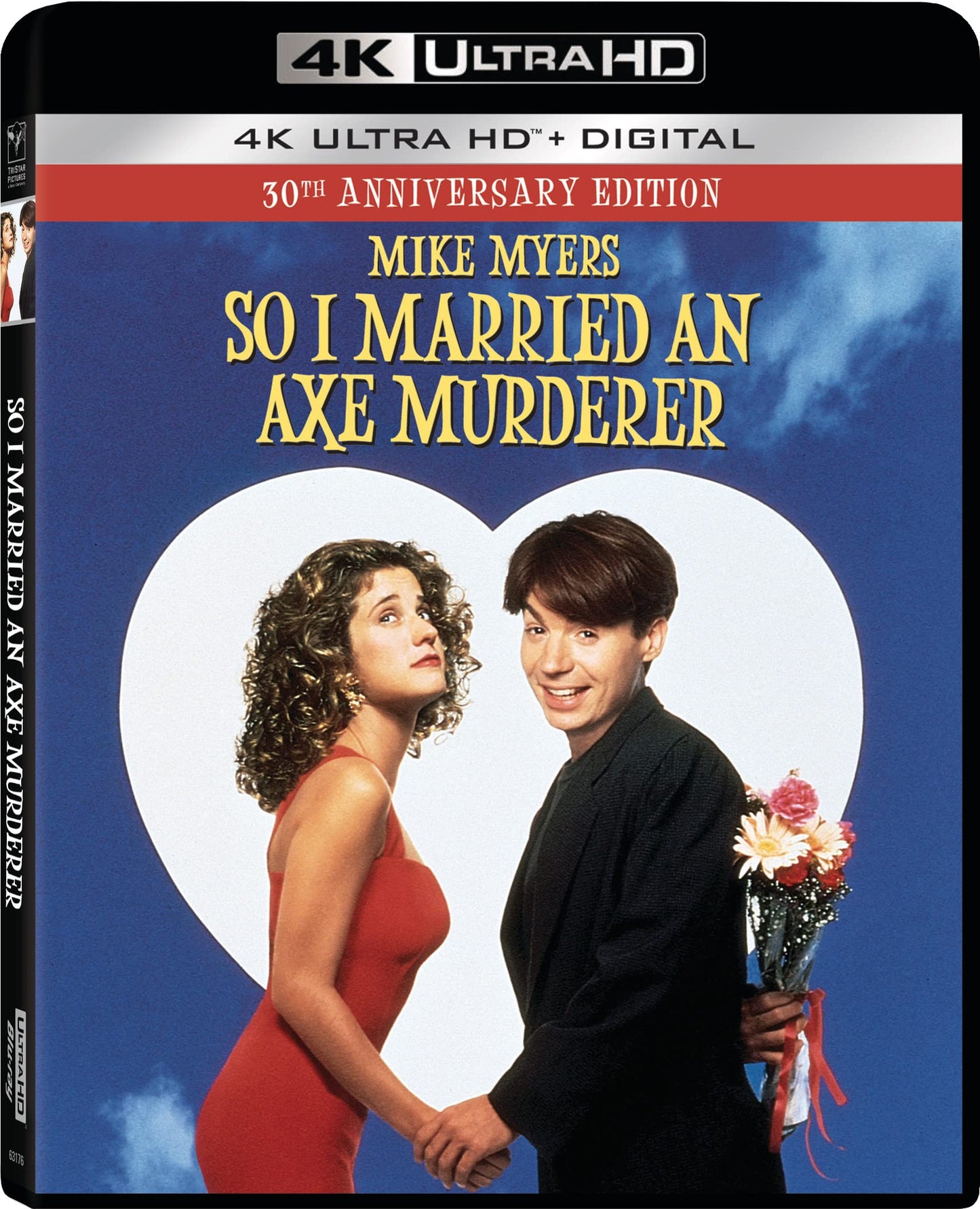 So I Married an Axe Murderer" Blu-ray cover featuring Mike Myers and Nancy Travis.