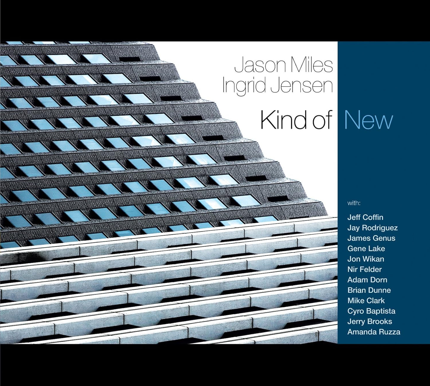 Vinyl record cover: "Kind Of New" by Jason Miles & Ingrid Jensen.