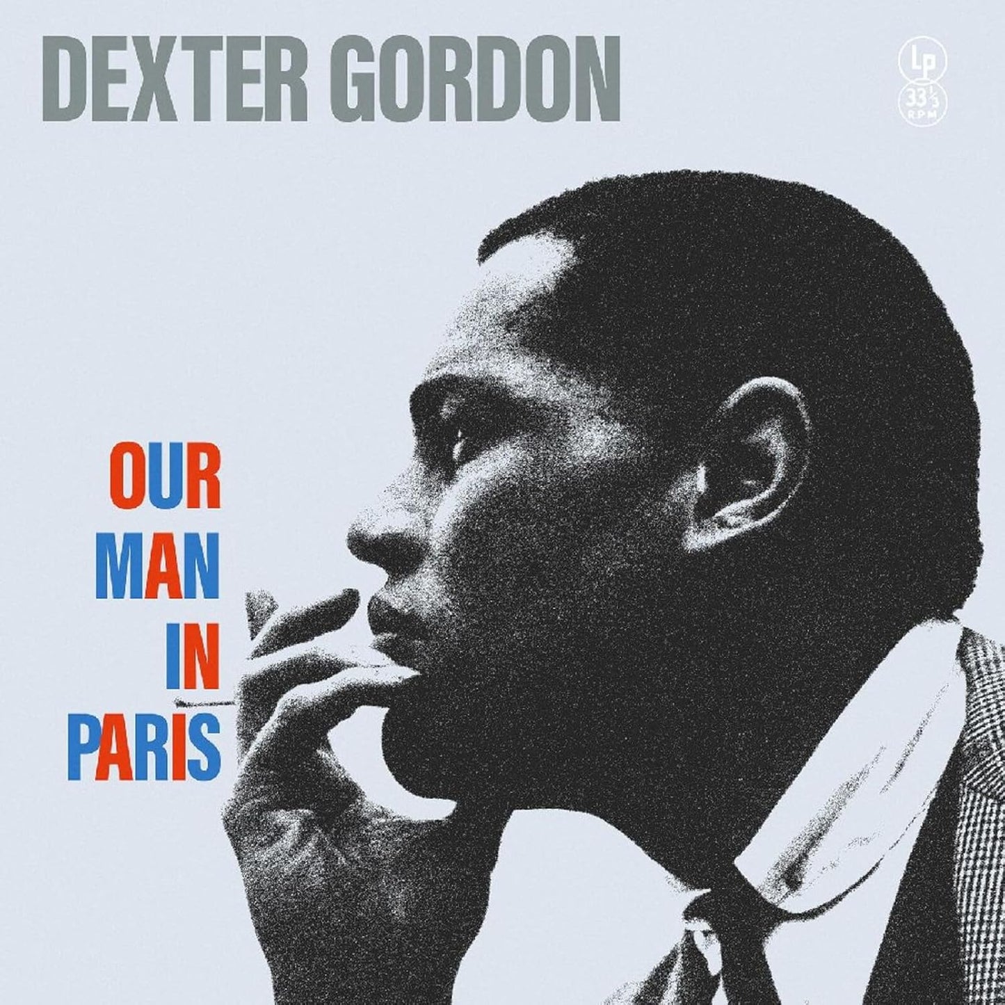 Black and white portrait of jazz musician Dexter Gordon with album title.