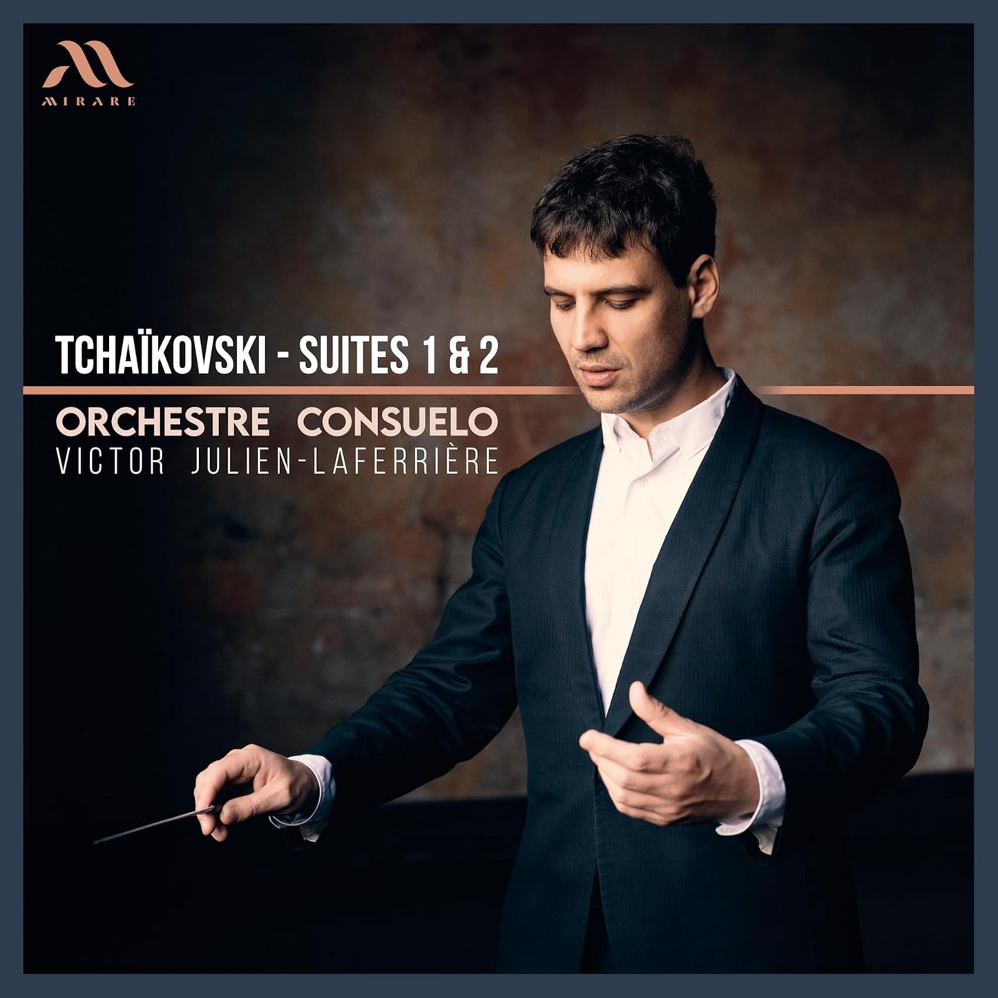 CD cover featuring a portrait of conductor Victor Julien-Laferrière.