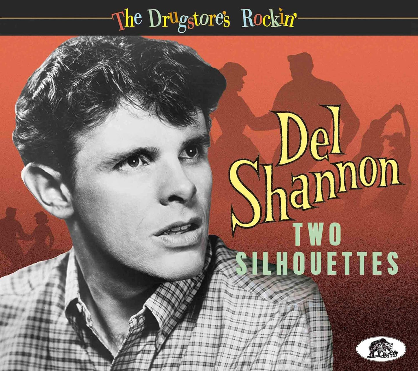 CD cover featuring Del Shannon’s portrait and silhouetted figures.