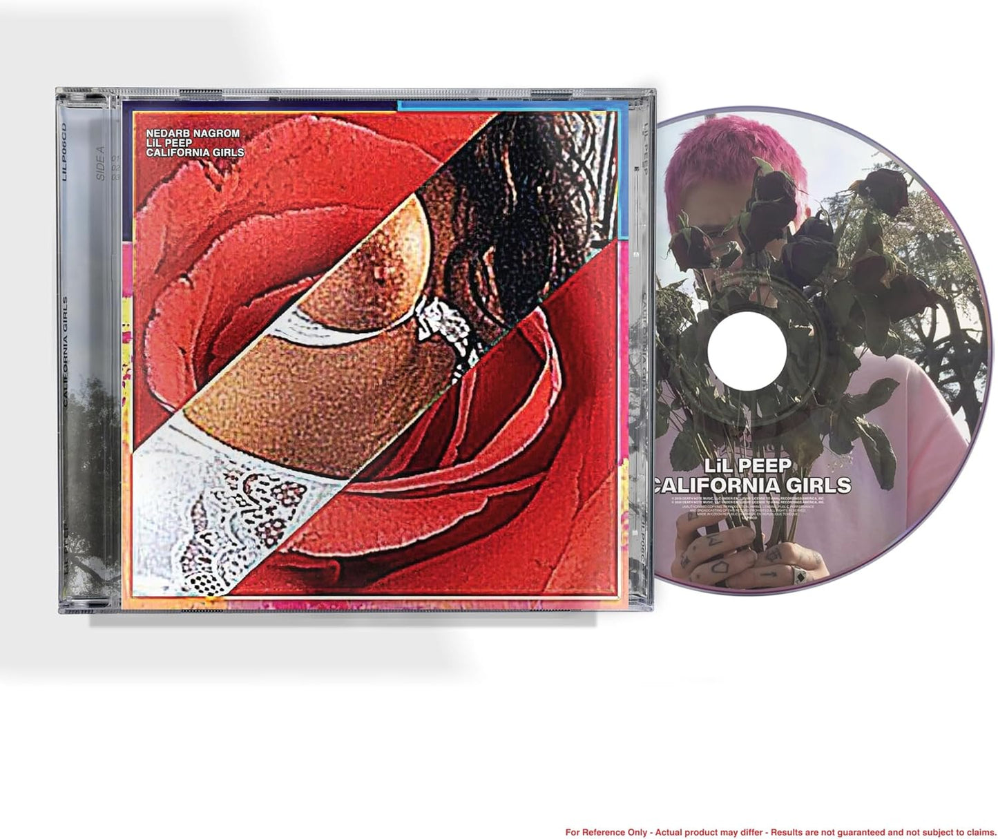 Lil Peep CD in jewel case, likely featuring album art depicting California imagery.