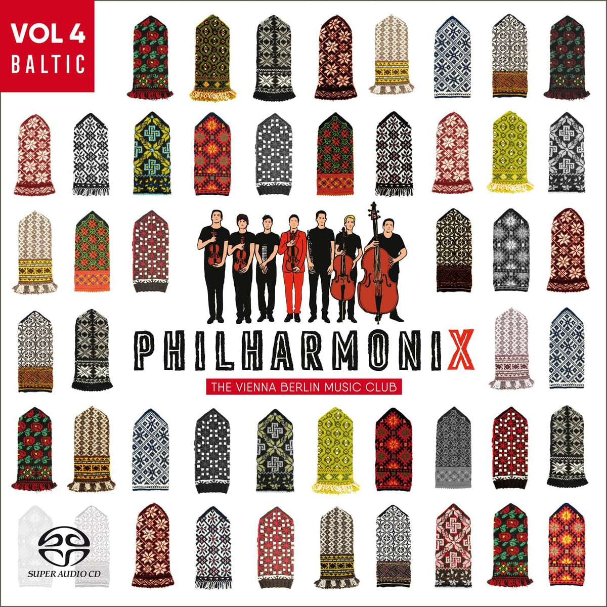 CD case with “Philharmonix - Vienna Music Club Vol 4” artwork, barcode visible.