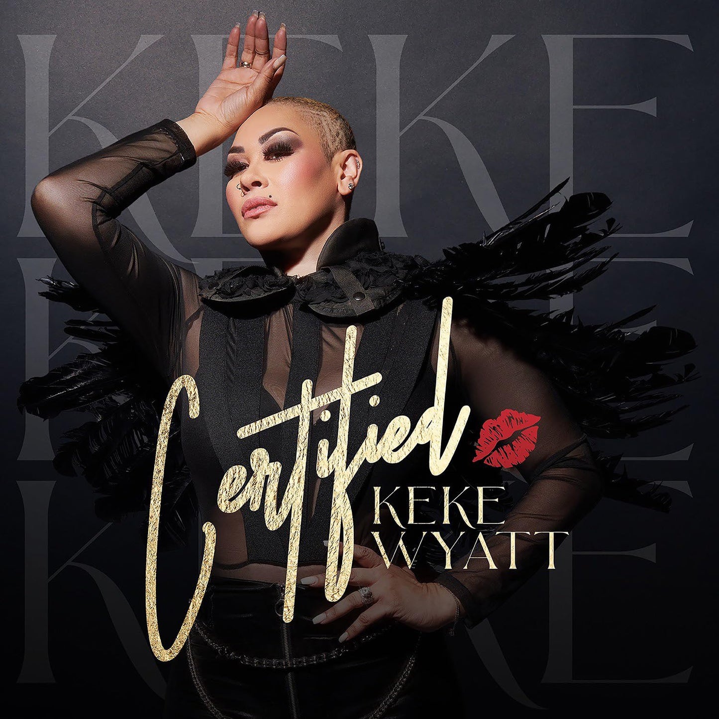 Keke Wyatt album cover, “Certified”, featuring a portrait of the artist.