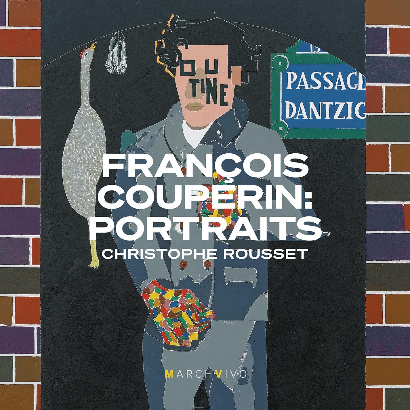 CD cover: "Francois Couperin: Portraits" by Christophe Rousset, with portrait art.