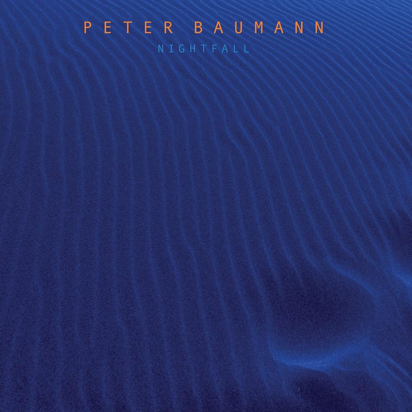 Vinyl record of Baumann Peter's "Nightfall," black disc in a cardboard sleeve.