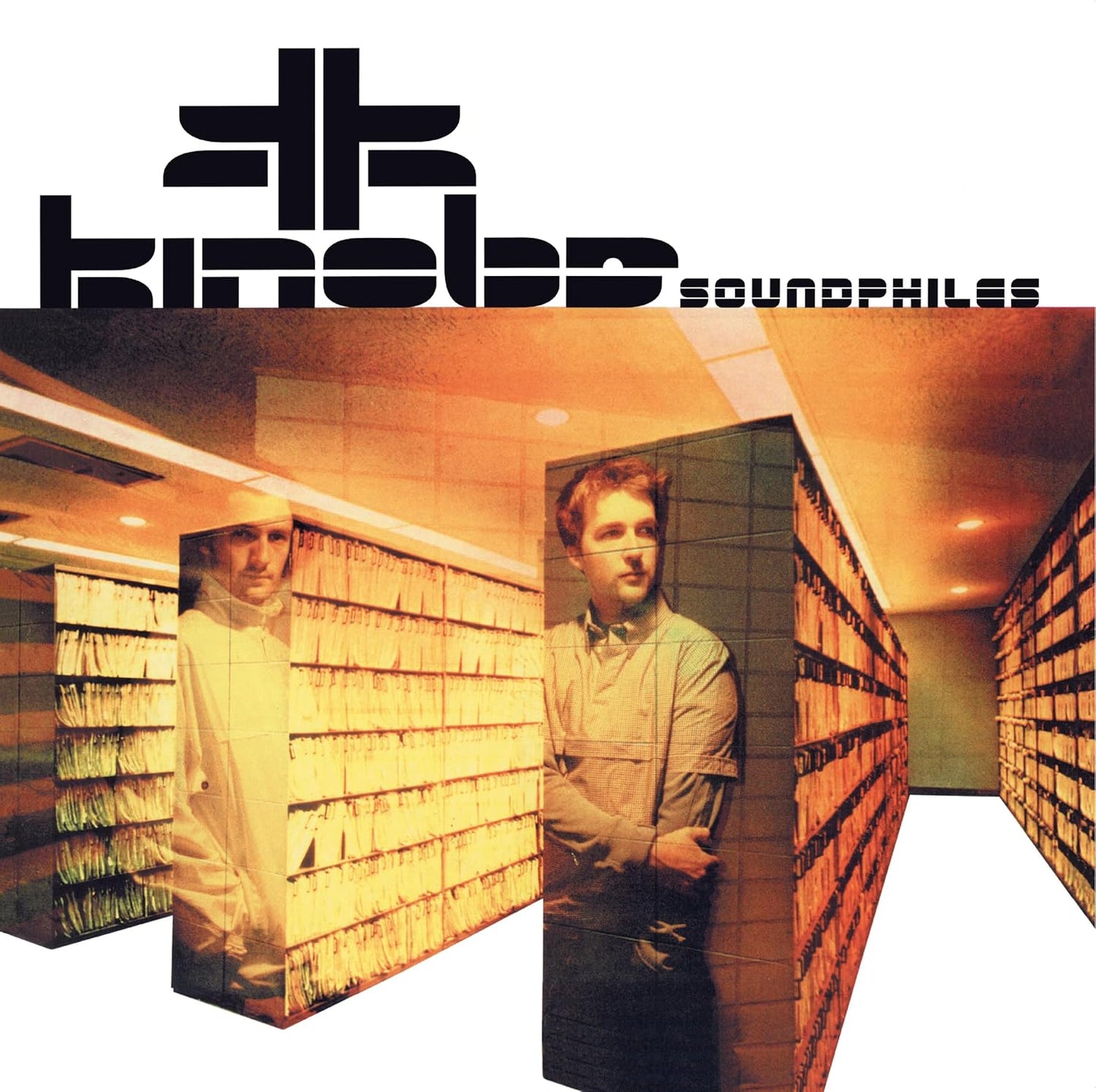 Vinyl album cover for Kinobe - Soundphiles, featuring a man in a record store.