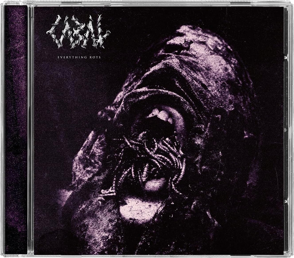 CD case for “CABAL - Everything Rots” with dark, textured imagery.