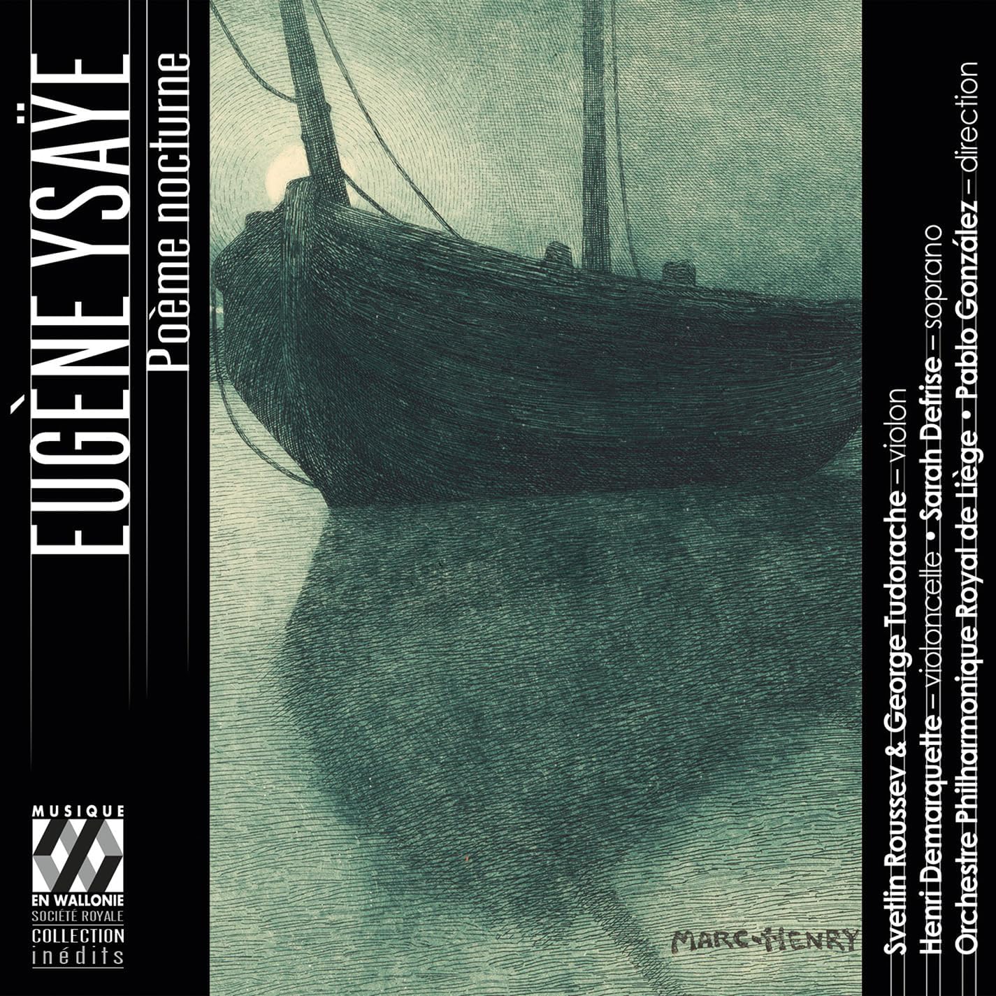 CD cover: abstract image of a violin and musicians’ names.