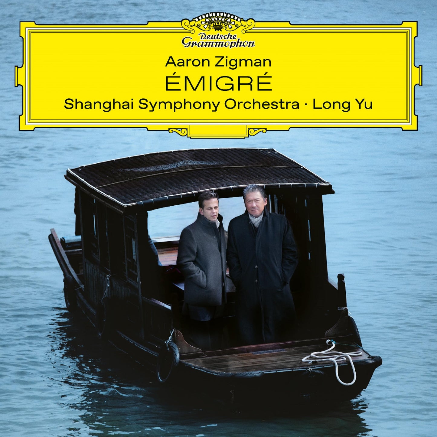 CD cover: two men in a boat on water, text overlay.