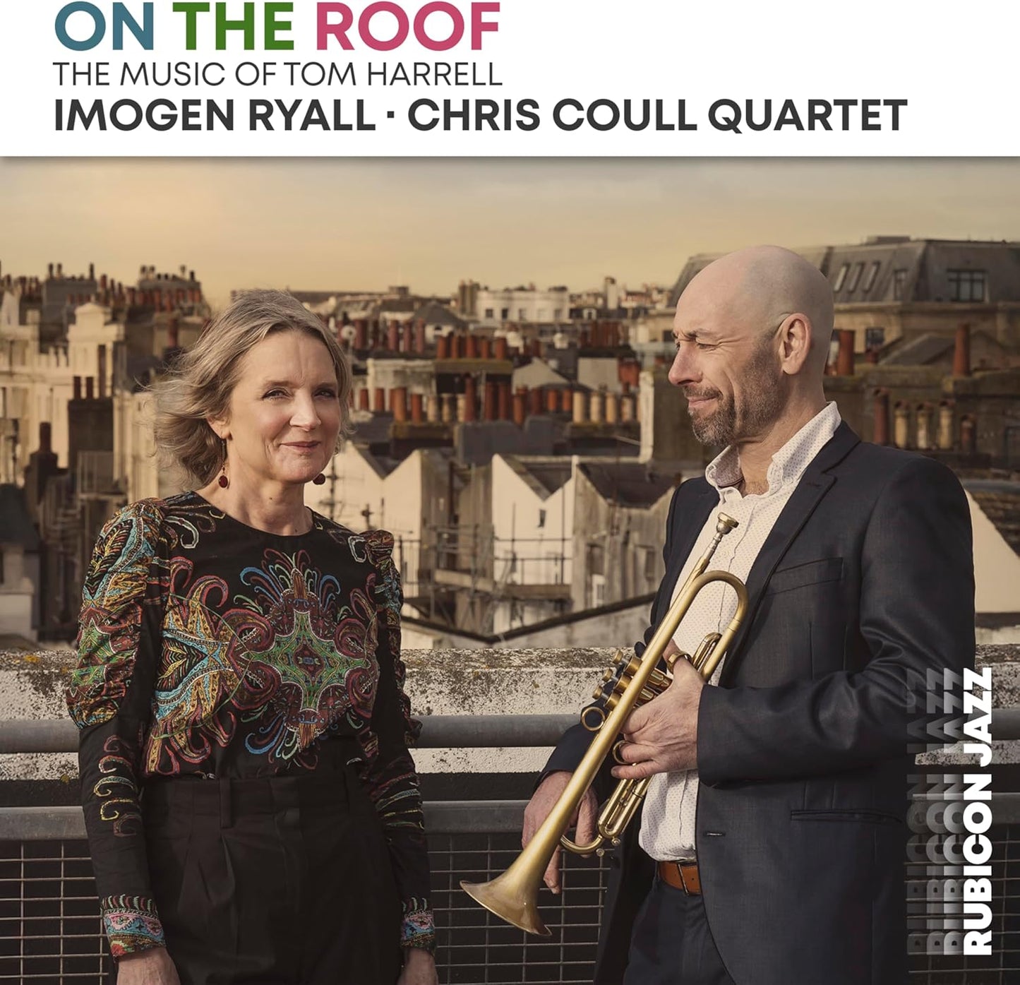 CD cover featuring Imogen Ryall and Chris Coull with a city skyline.
