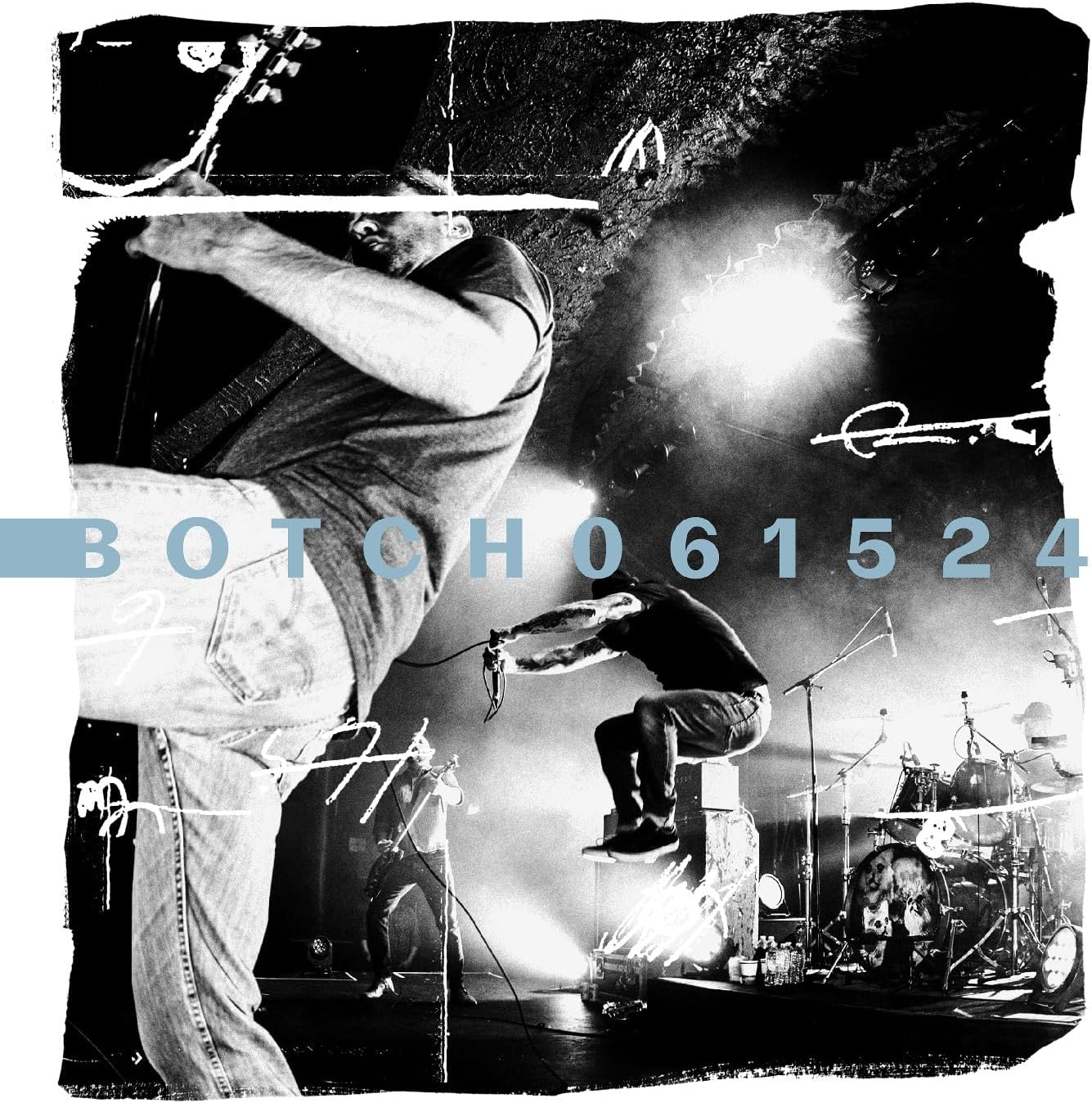 Black and white album cover for Botch - 061524 vinyl, featuring a band performance.