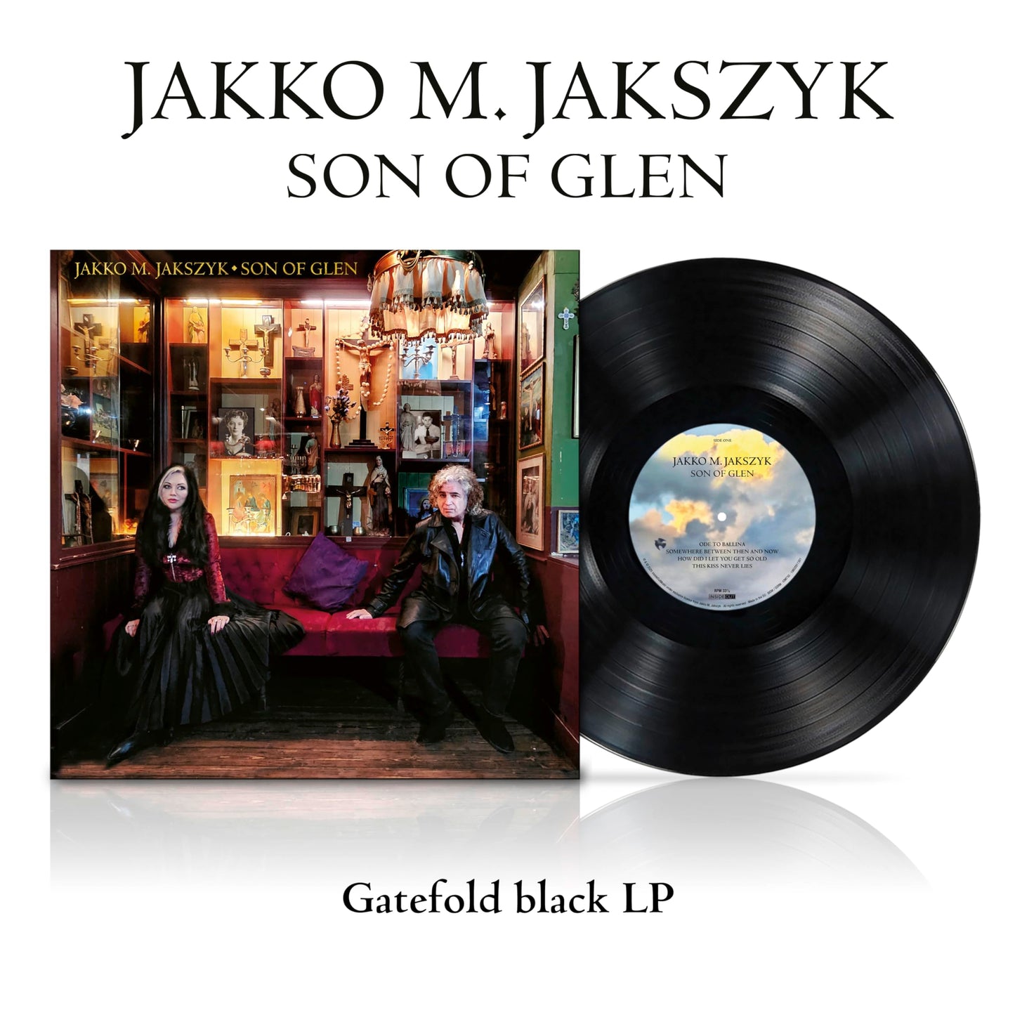 Jakko M. Jakszyk’s “Son Of Glen” black vinyl LP with cover art.