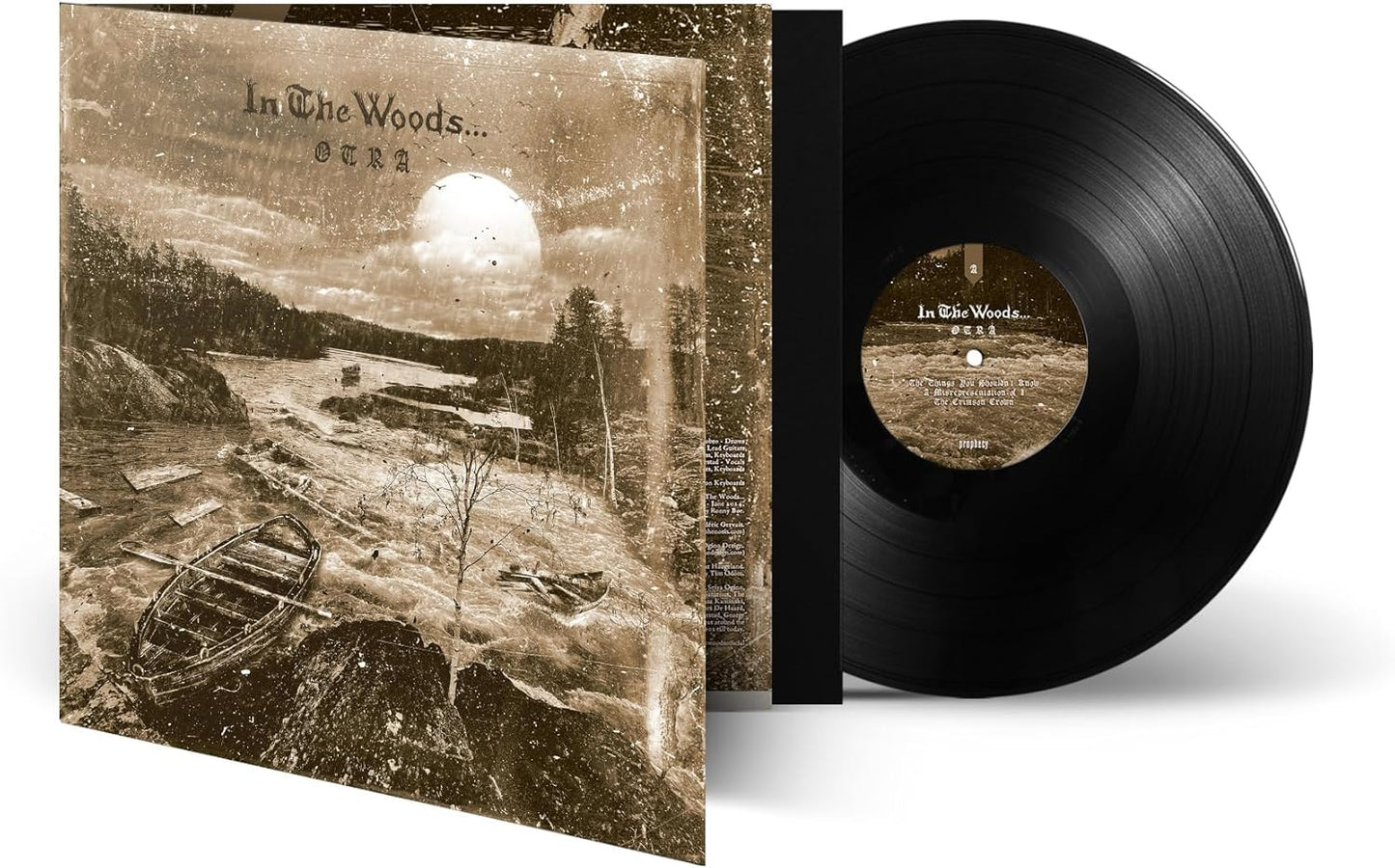 Vinyl record for “In The Woods… - Otra” with sepia-toned forest cover art.