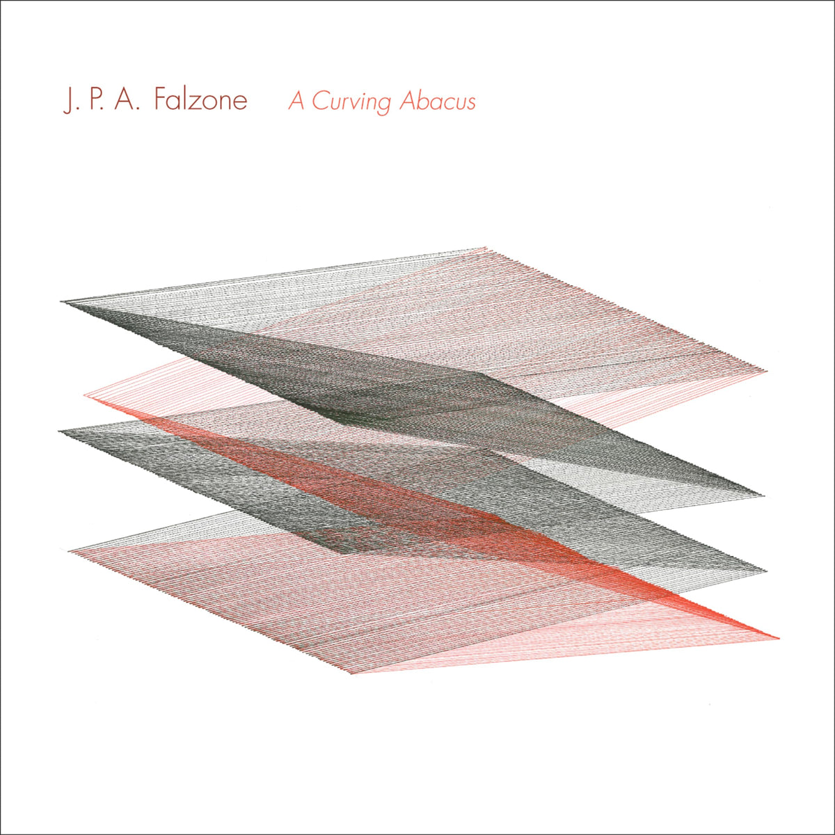 CD cover: abstract geometric lines in red, grey, and black.