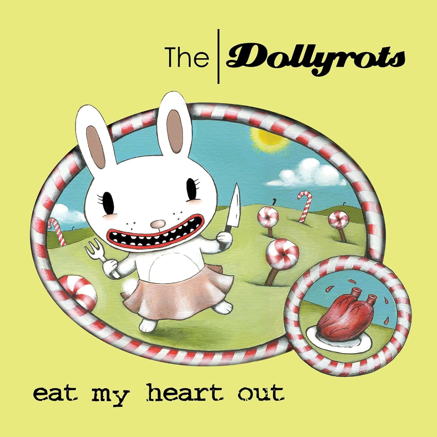 CD case for Dollyrotstheās āEat My Heart Outā album, barcode visible.