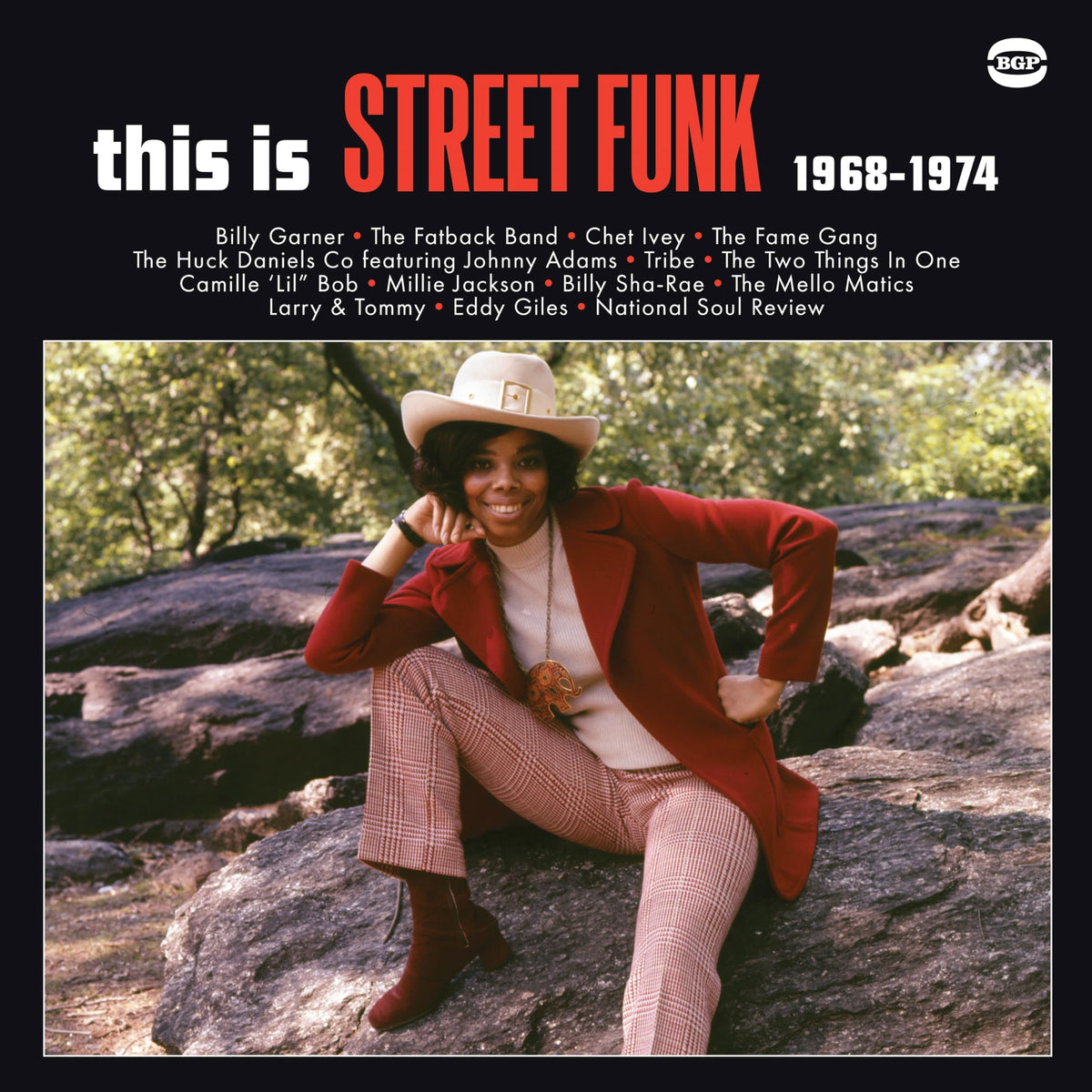 Vinyl album cover: "This Is Street Funk 1968-1974" with a portrait of a man in a suit.