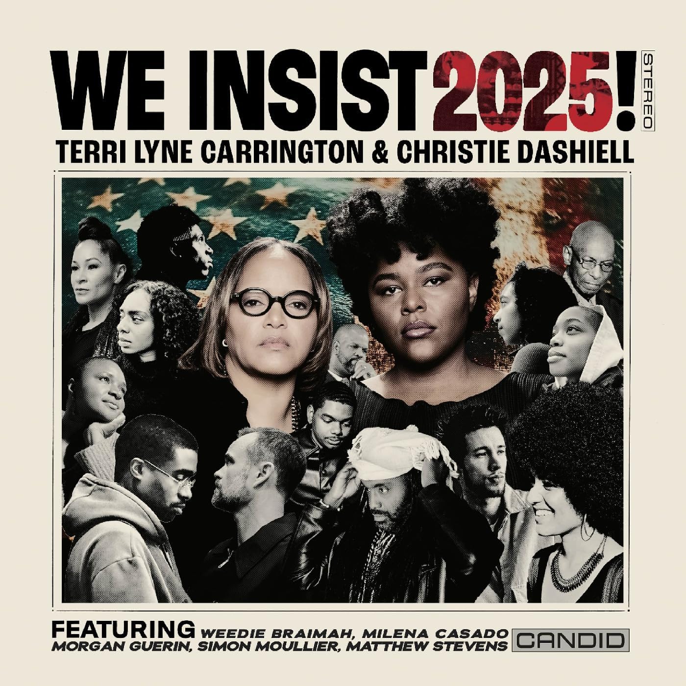 Album cover for “We Insist 2025!” featuring a group portrait.