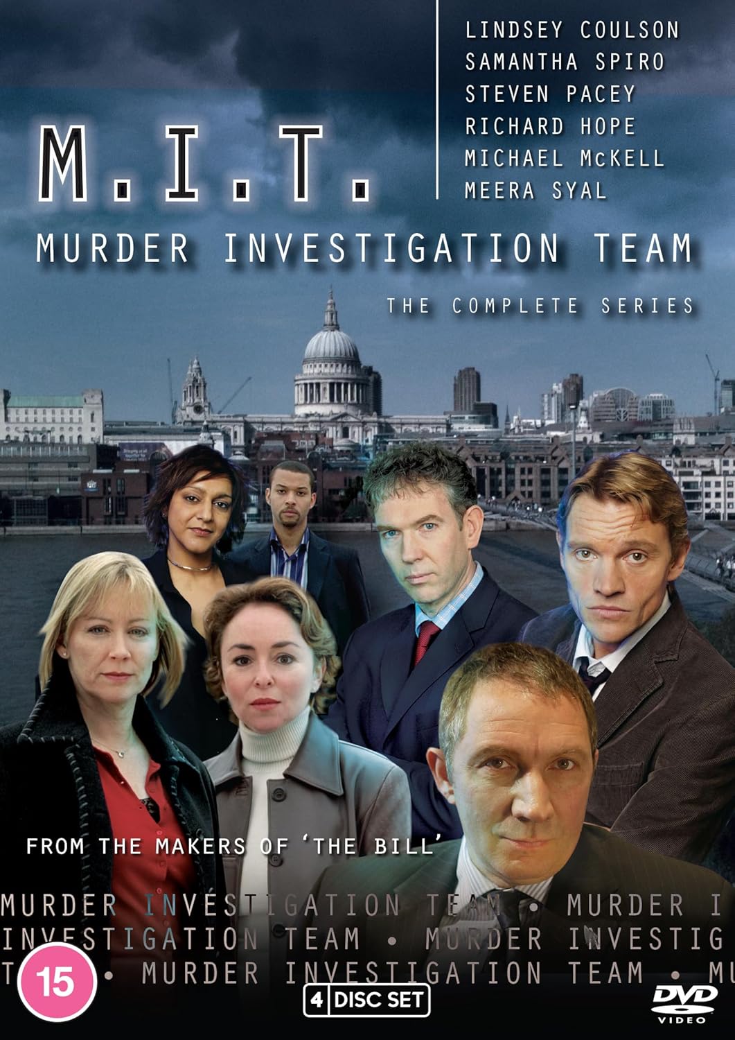 DVD cover for “M.I.T Murder Investigation Team” featuring a cast group.