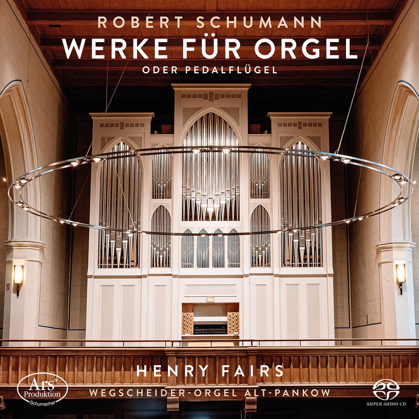 CD cover featuring a large pipe organ in a church interior.