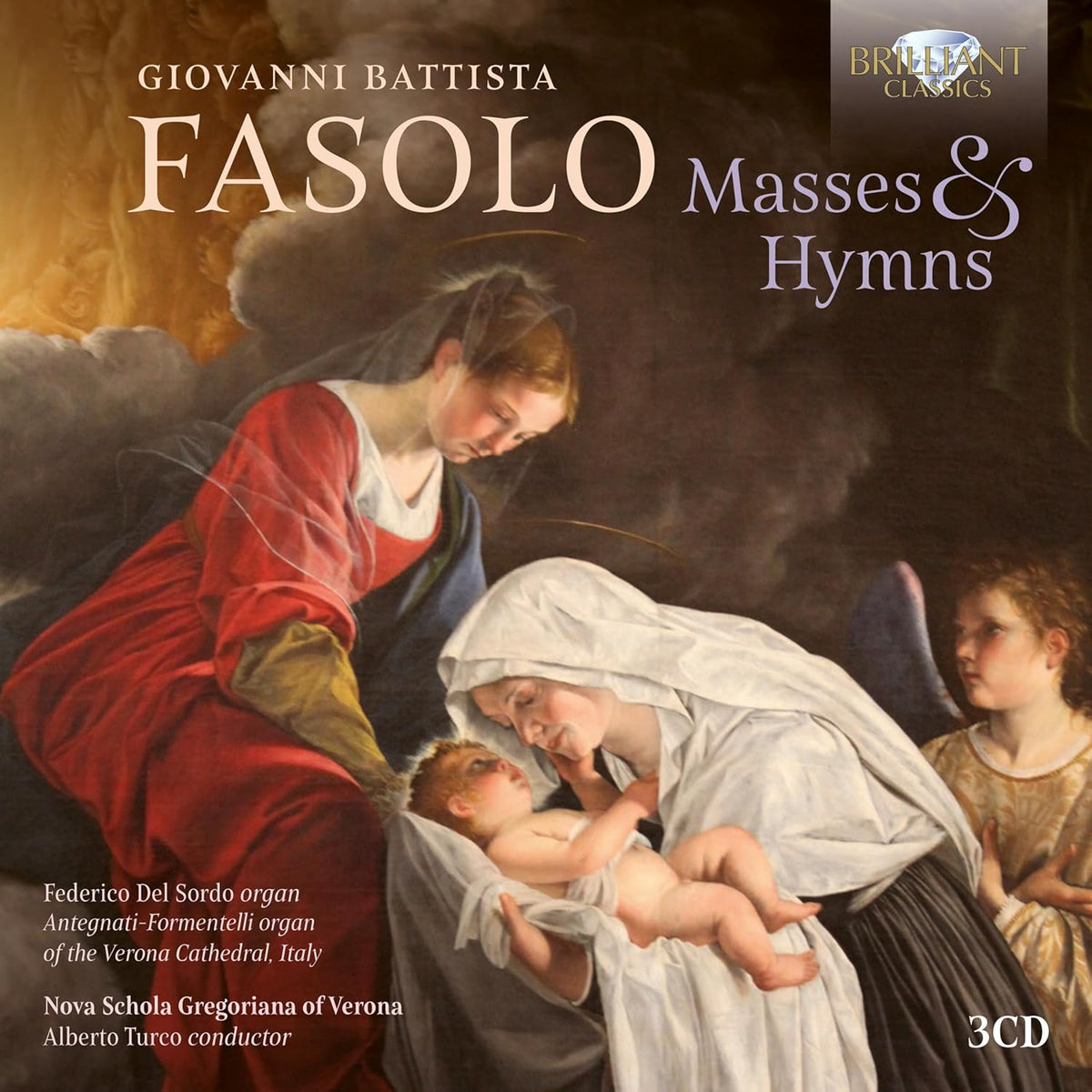 CD cover featuring a Renaissance painting of the Nativity scene.