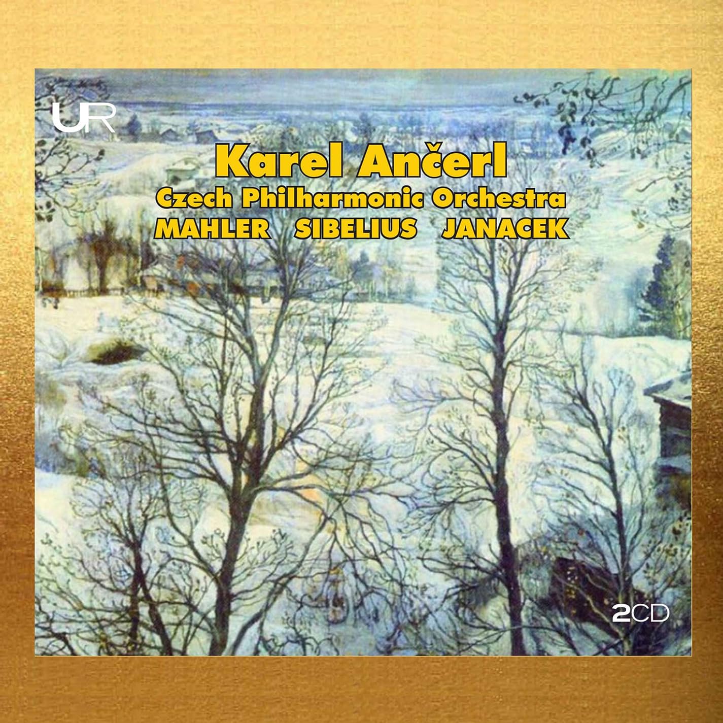 CD cover: winter trees, text naming conductors Ancerl, Mahler, Sibelius, Janacek.