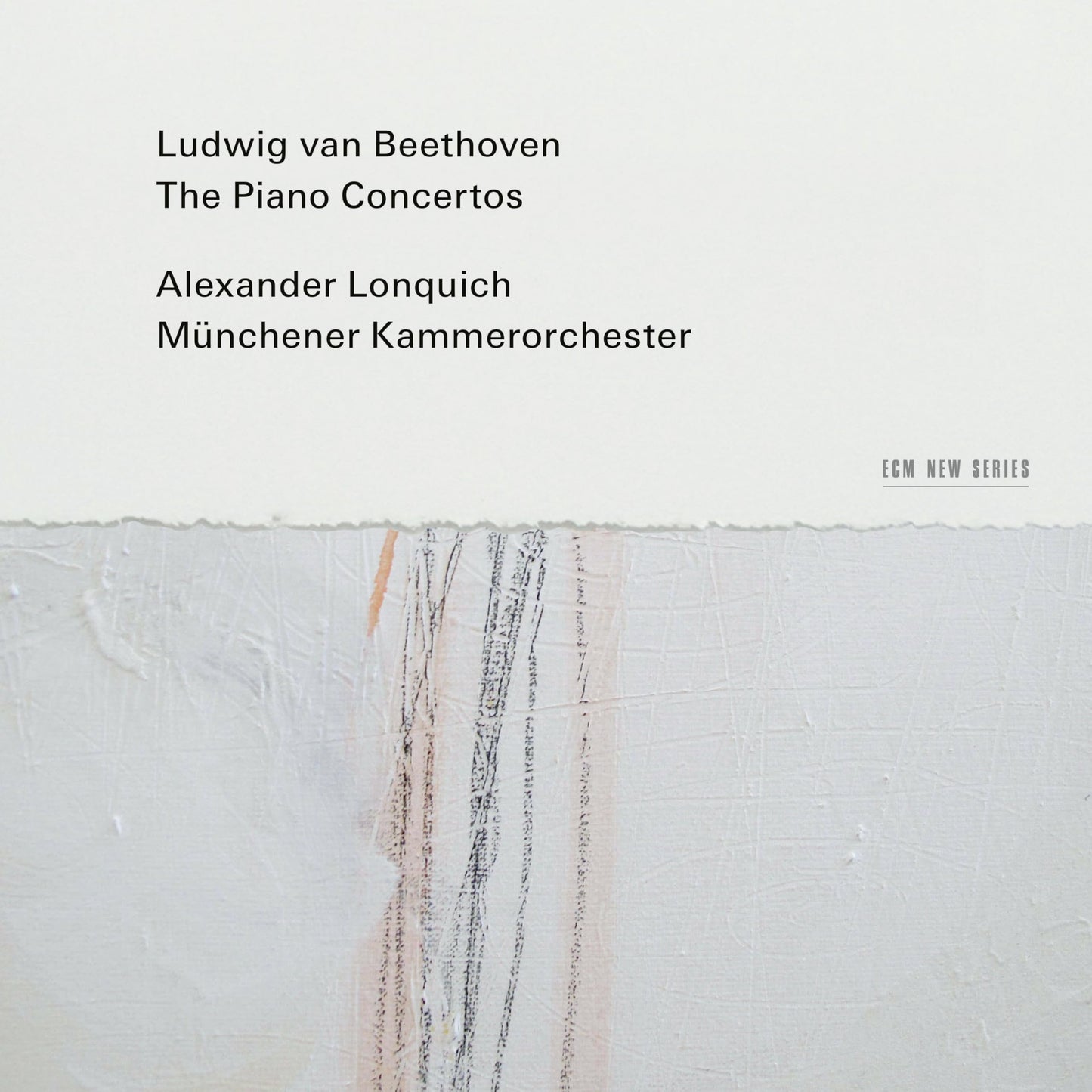 Album cover for Beethoven's Piano Concertos by Alexander Lonquich and Münchener Kammerorchester.